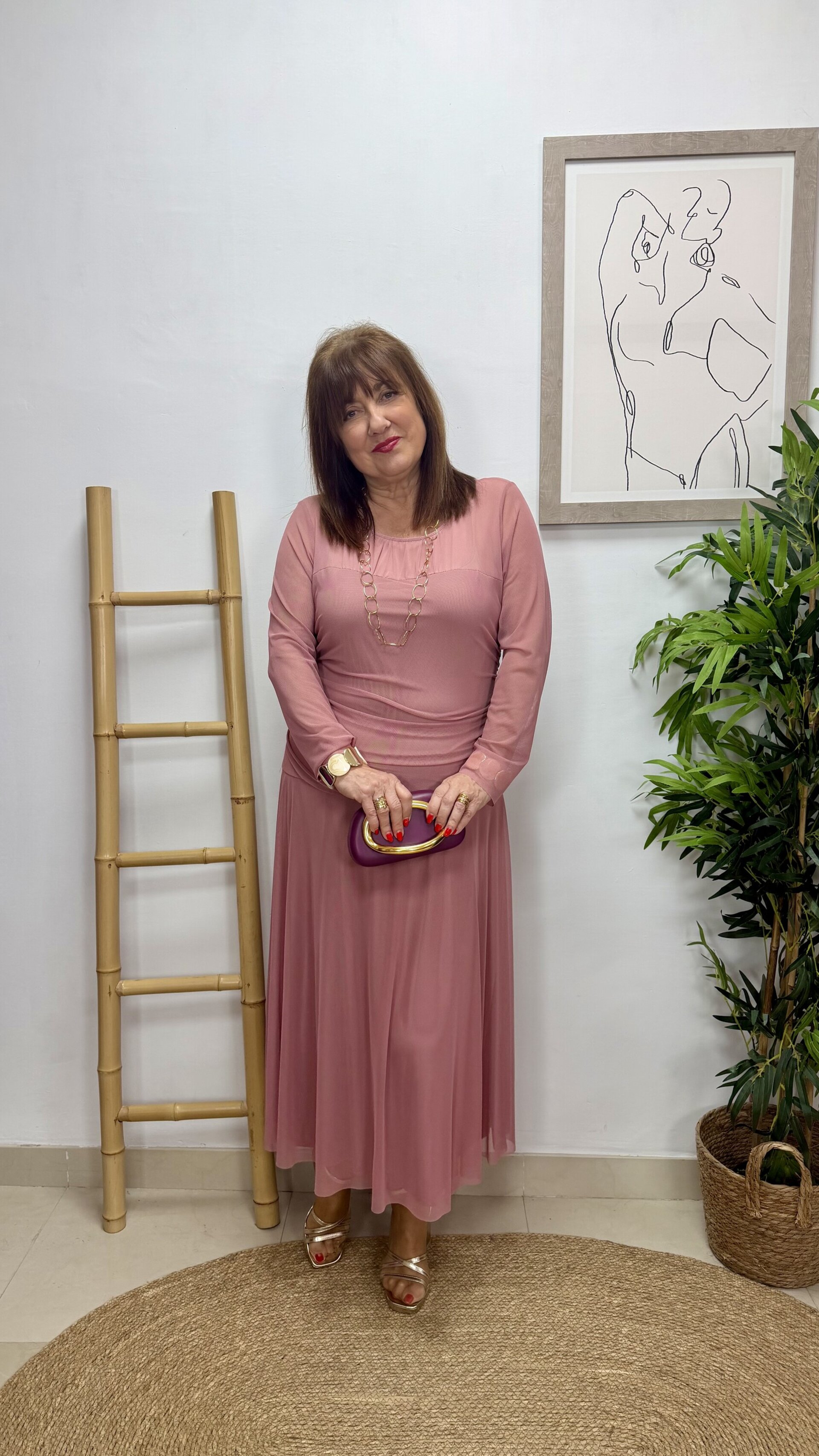 Vestido Naomi Rosa - 2