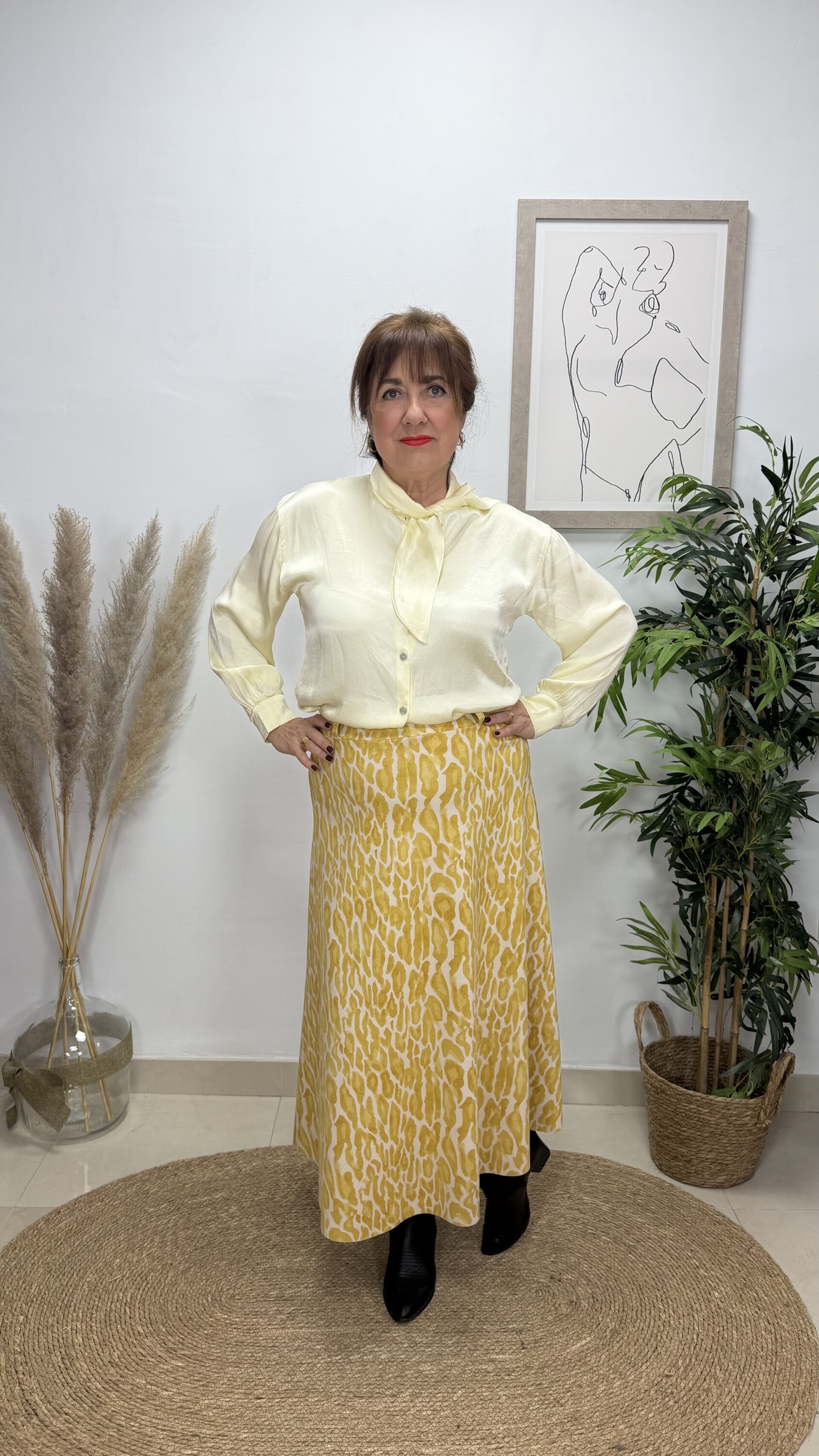 Camisa Satén Noemí - 1