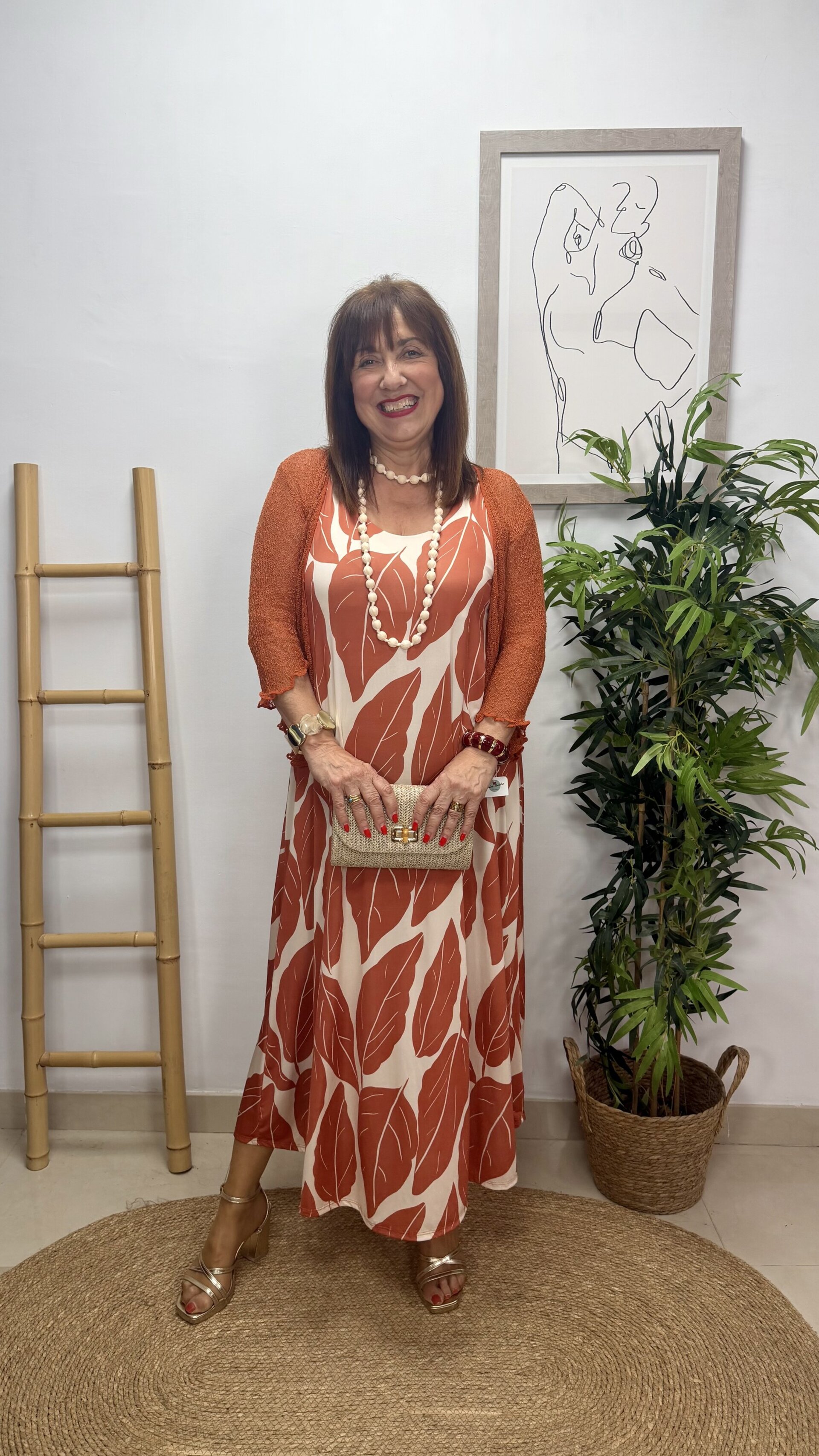 Vestido Hojas Caldera - 2