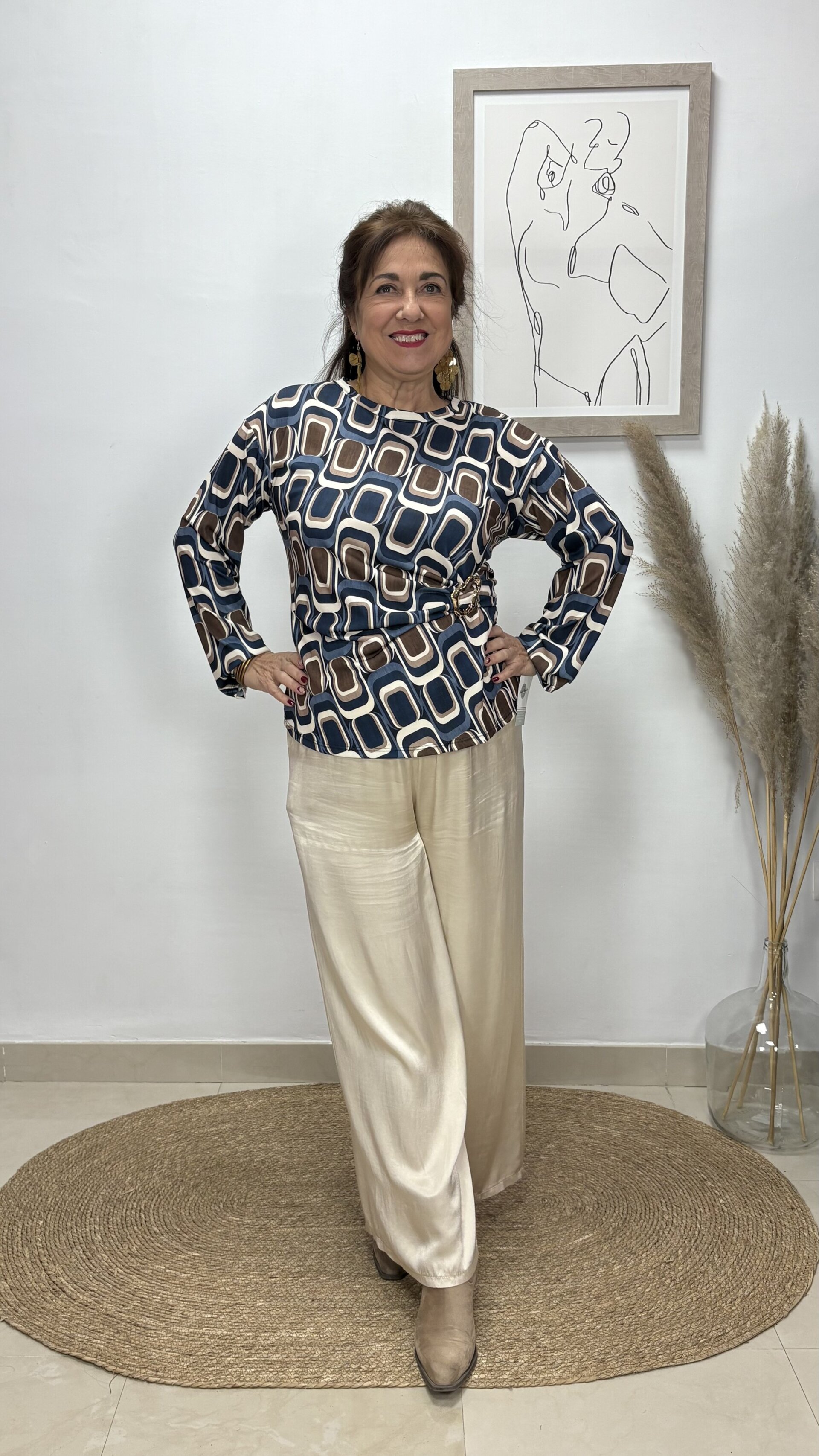 Blusa Agata Azul - 1