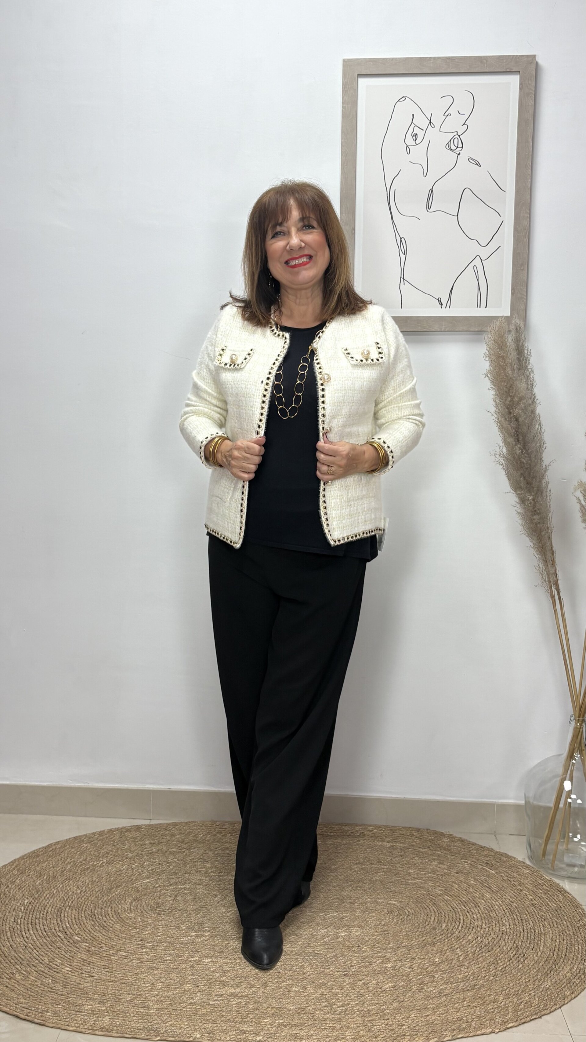 Chaqueta Chanel Blanco - 2