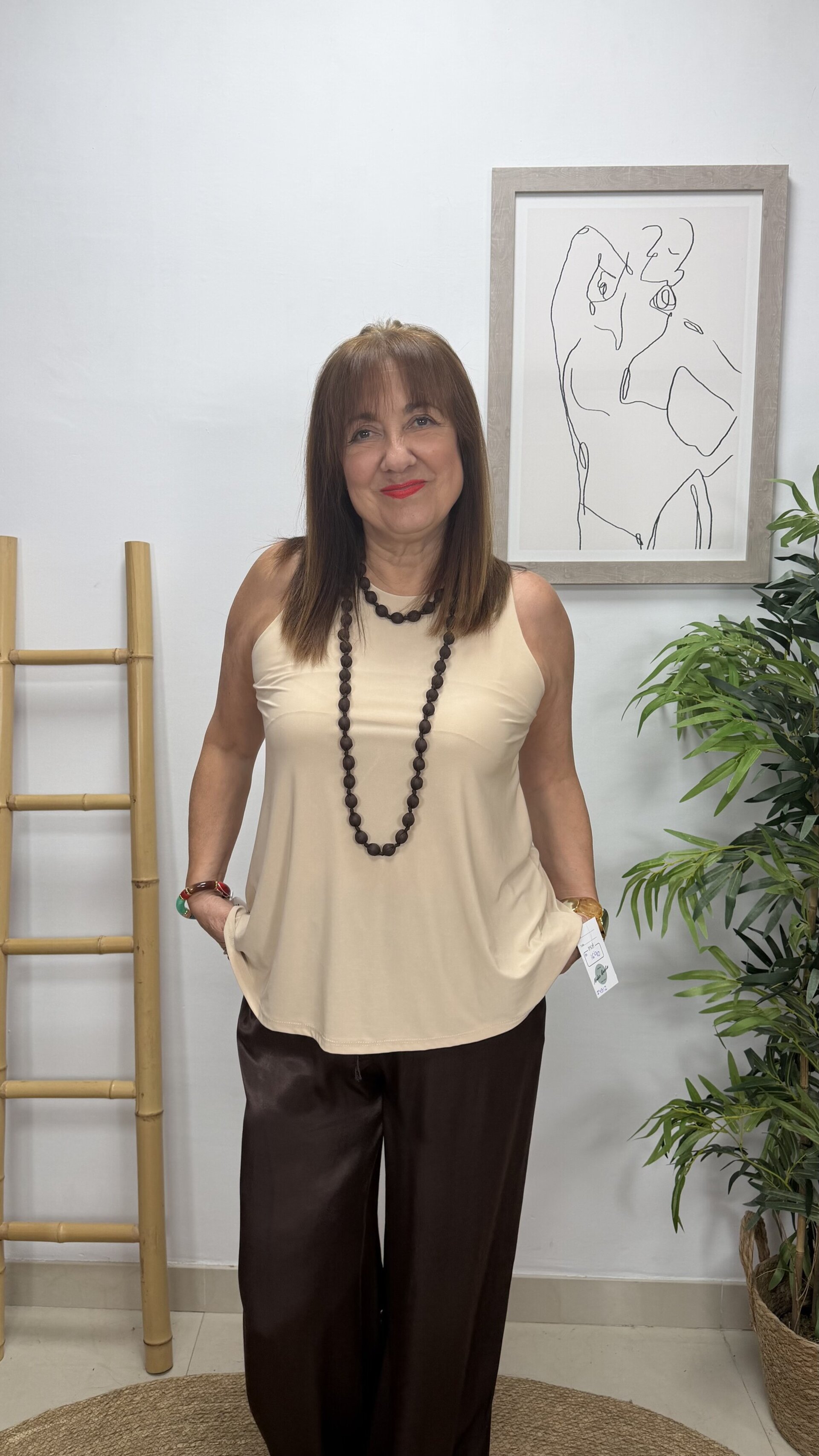 Blusa Estrella Camel - 2