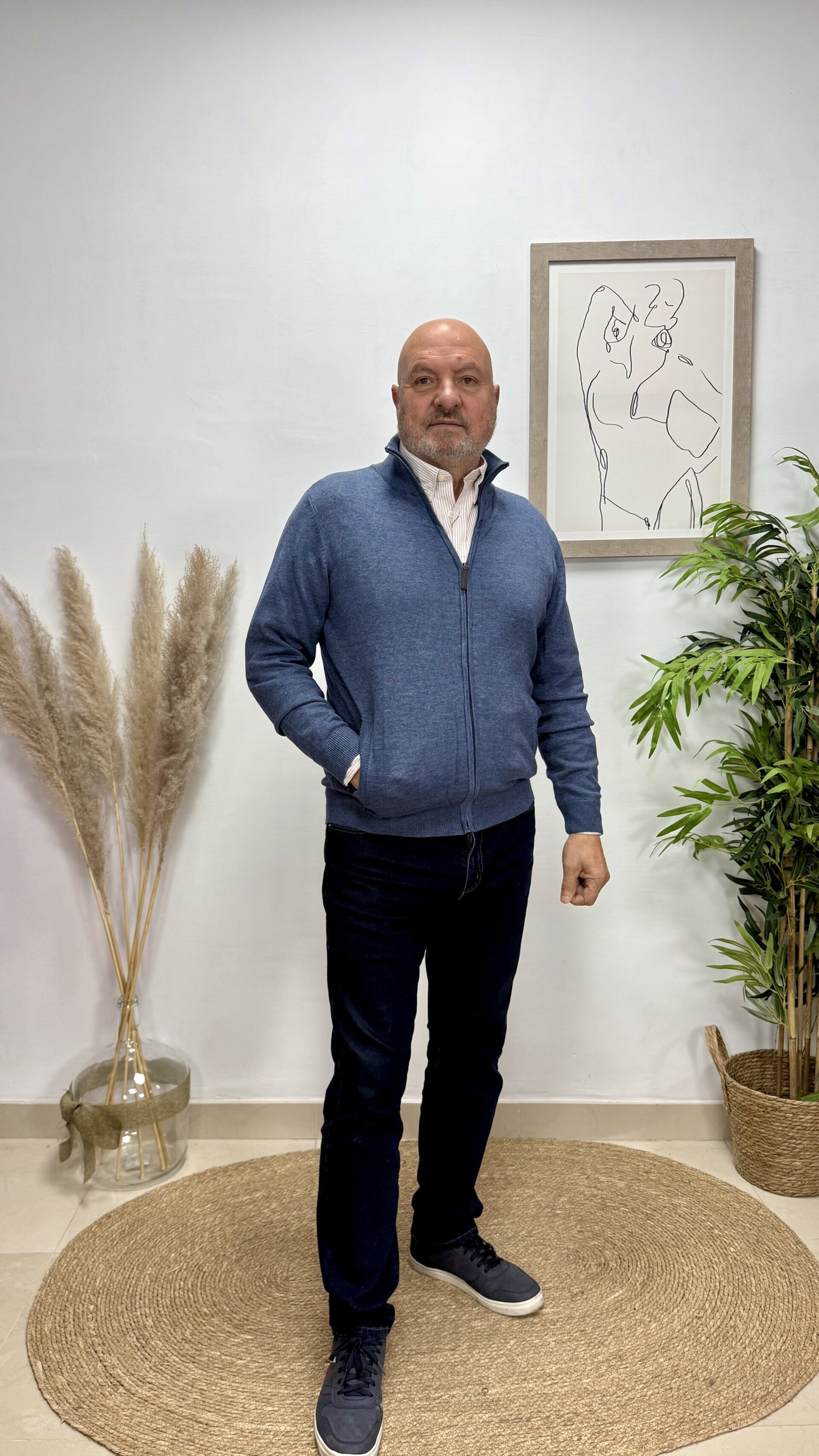 Jersey Cremallera - Azul Vaquero - 2