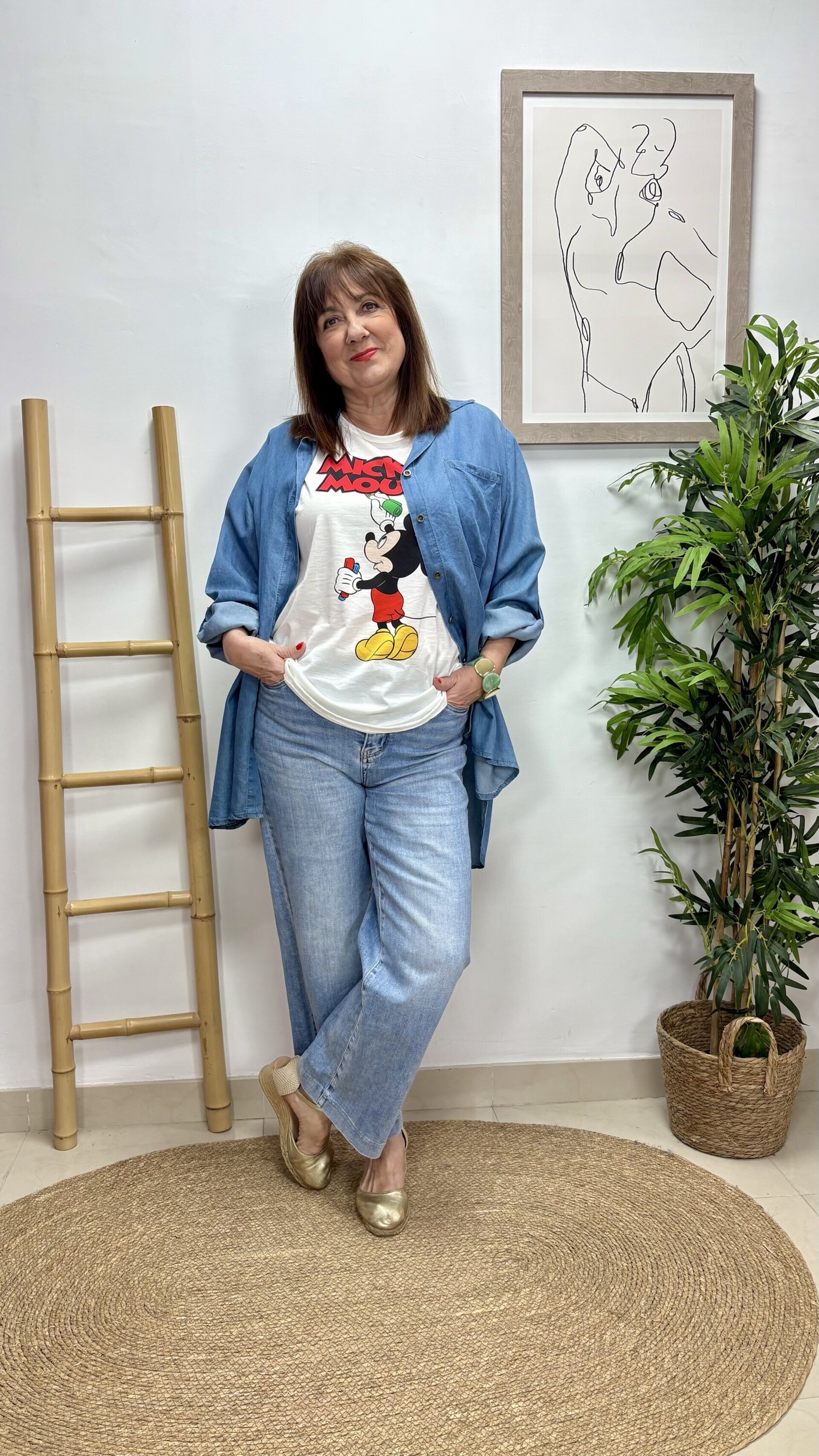 Camisa Vaquera Oversize - 1