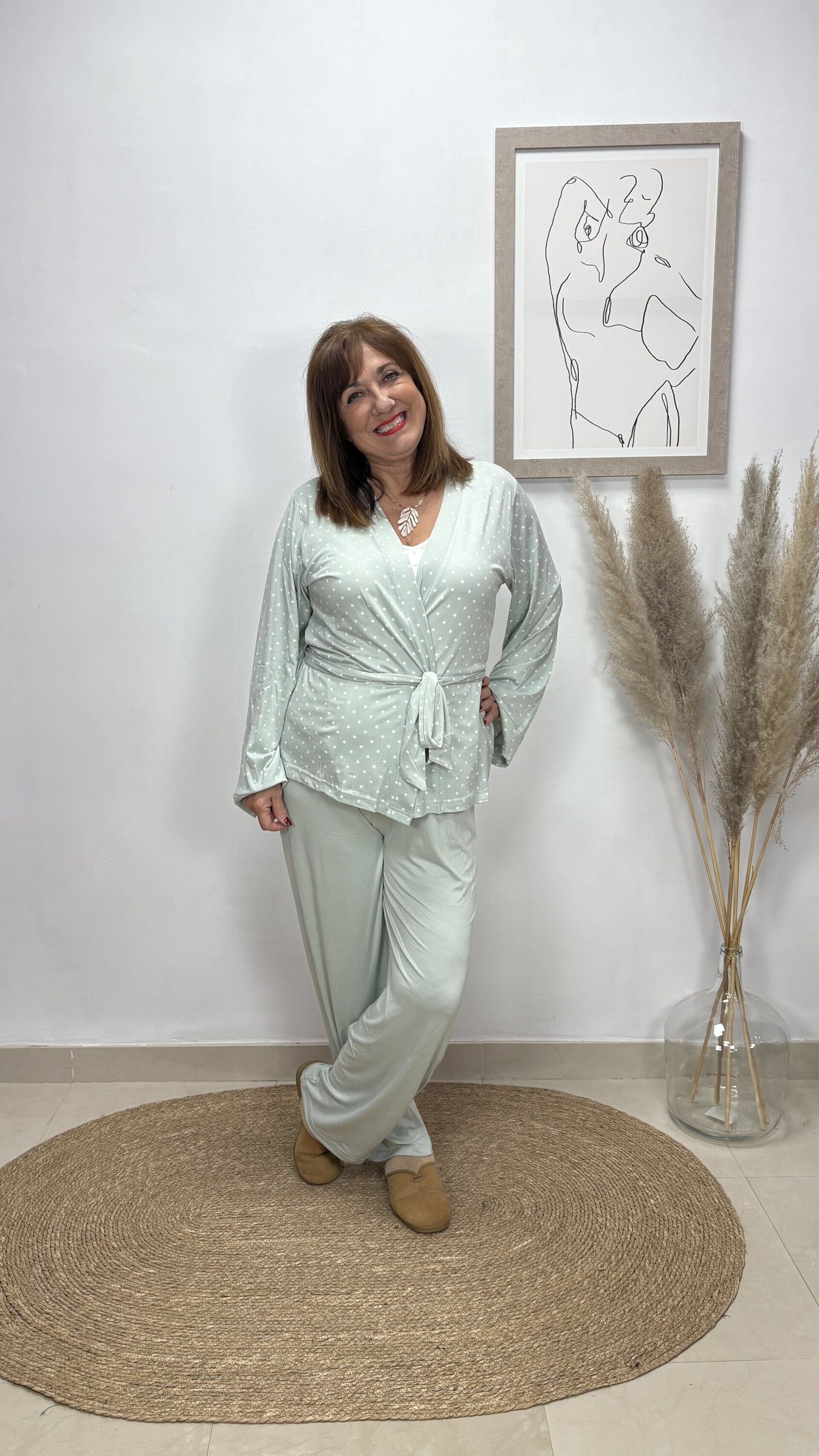 Pijama Estrella 3 Piezas Verde - 2