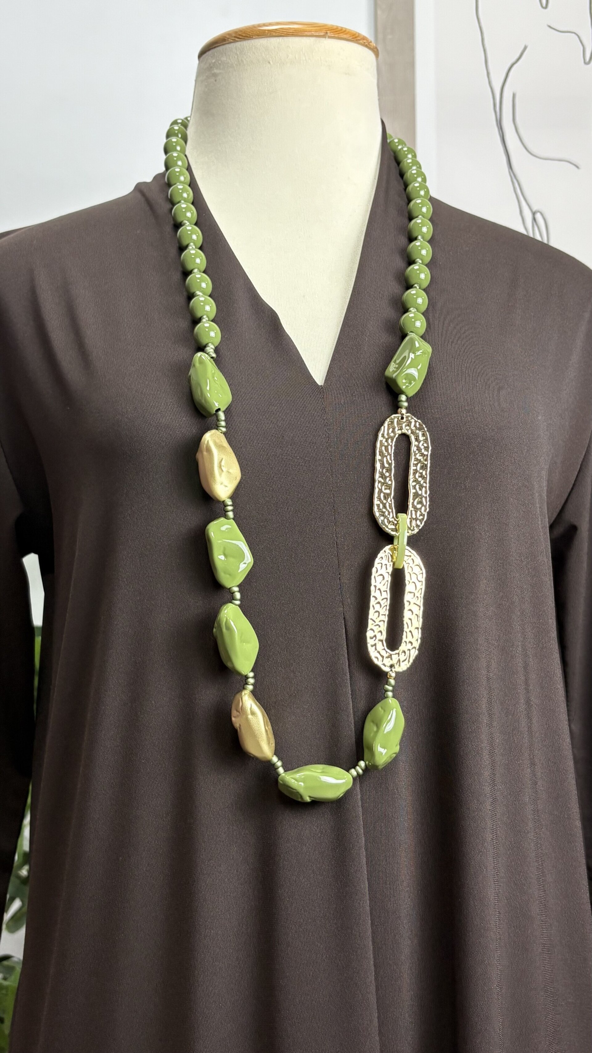 Collar Sofía Verde - 1