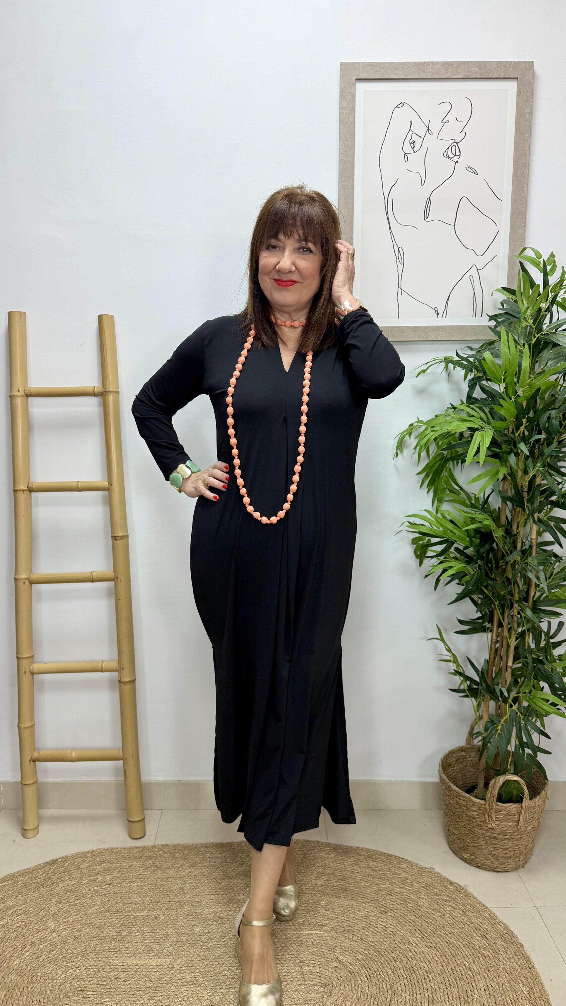 Vestido Paula Negro - 2