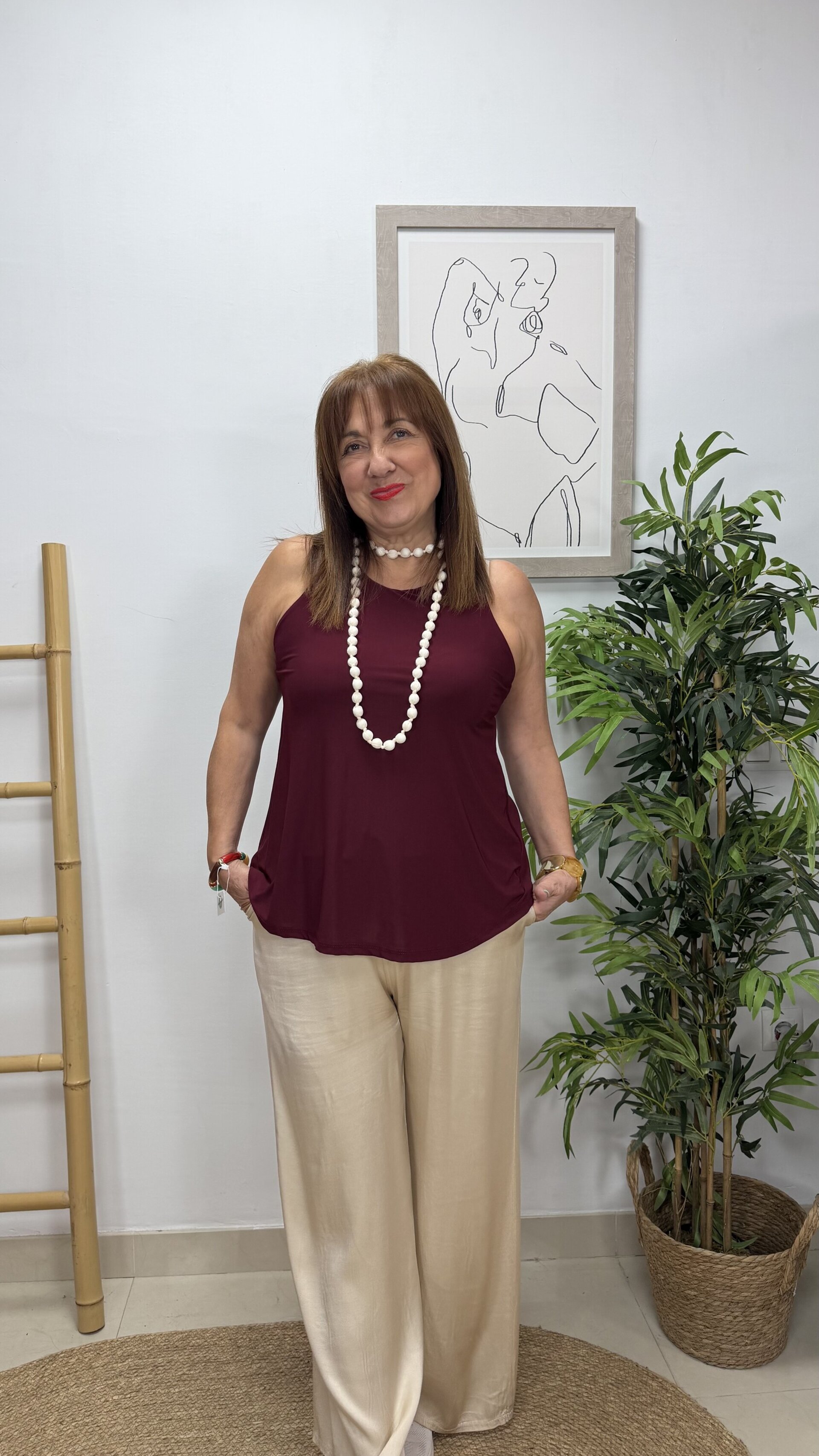 Blusa Estrella Burdeos - 2