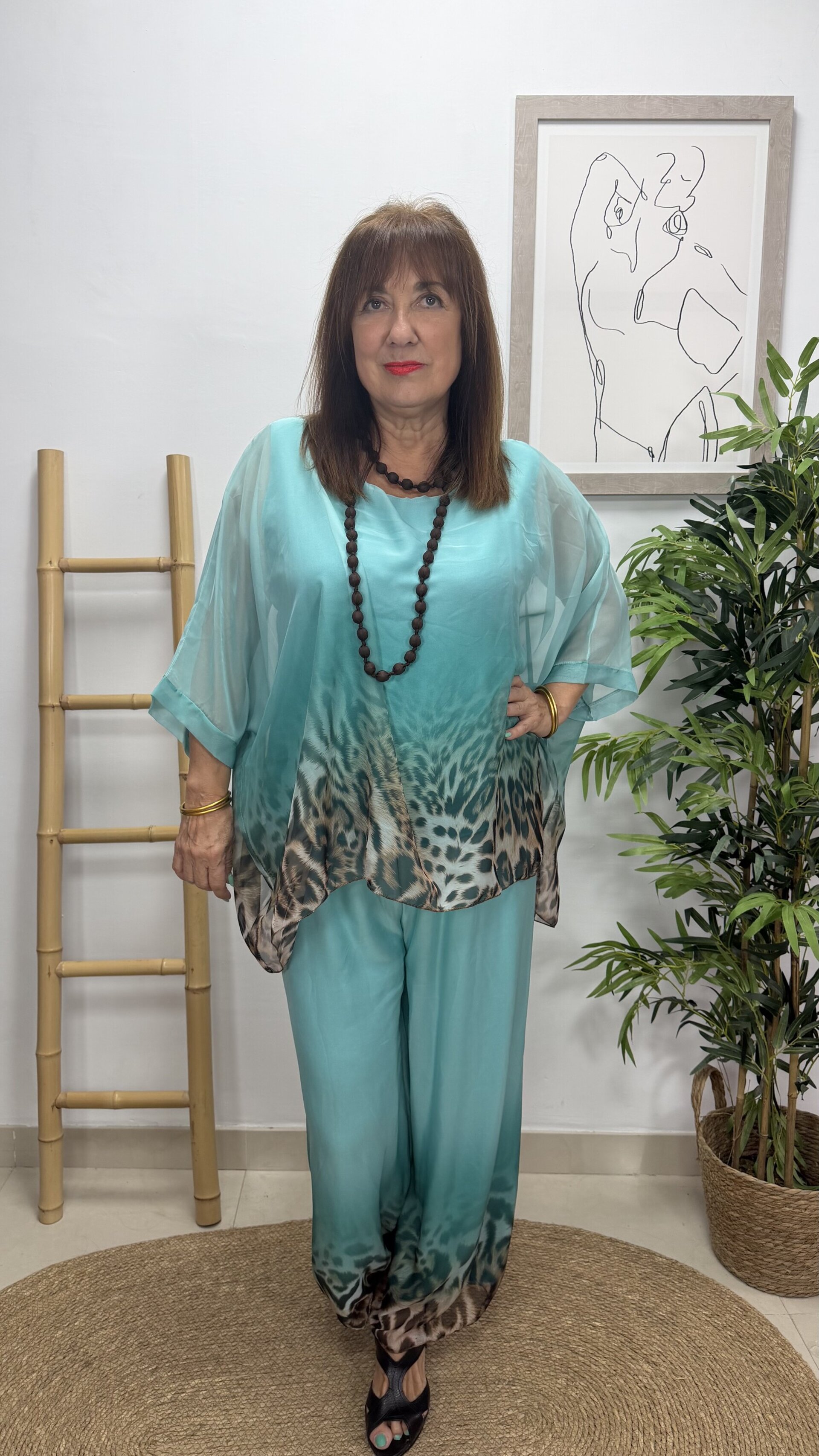 Conjunto Difuminado Aguamarina - 2