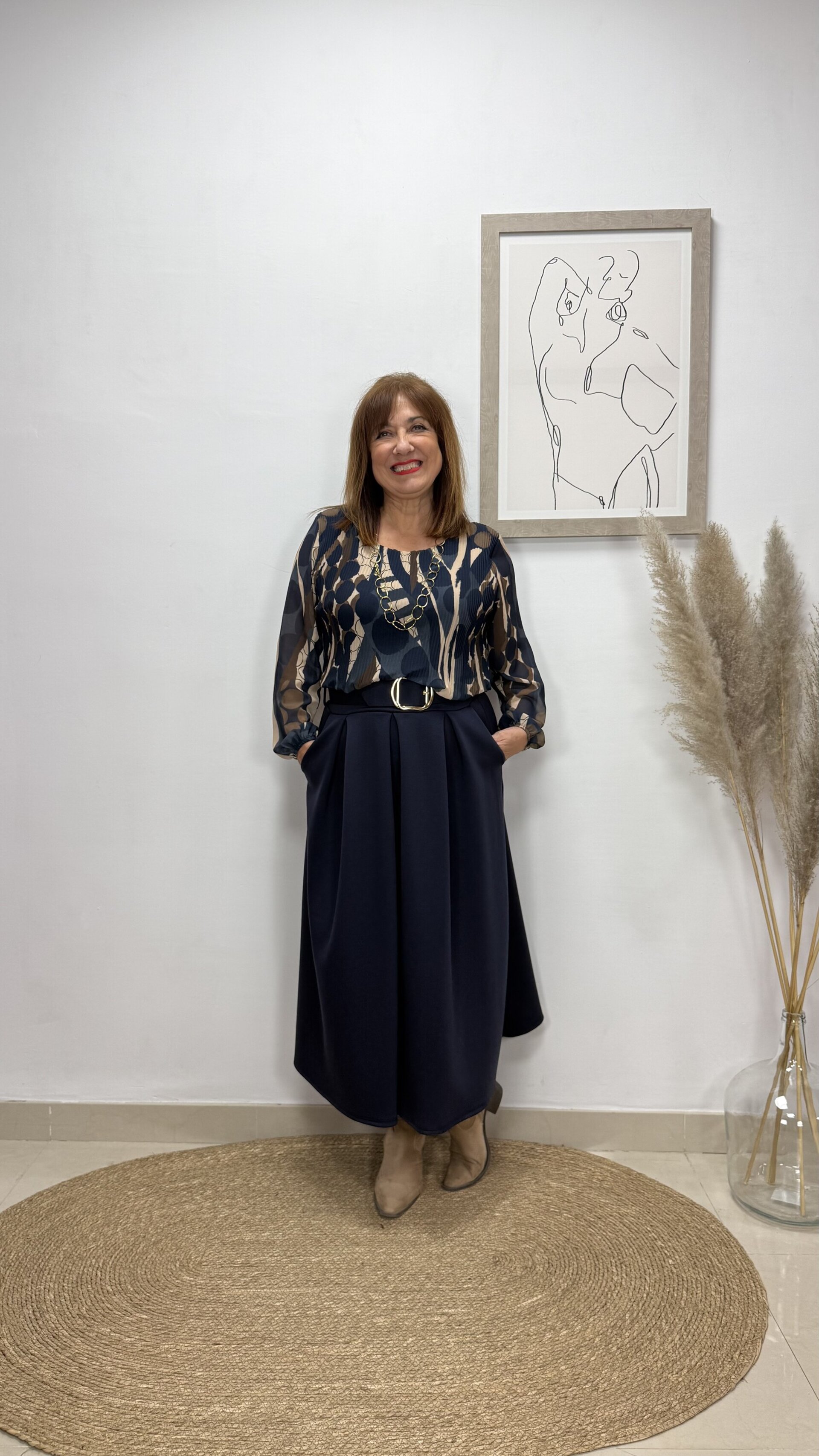 Falda Tablas Azul - 2