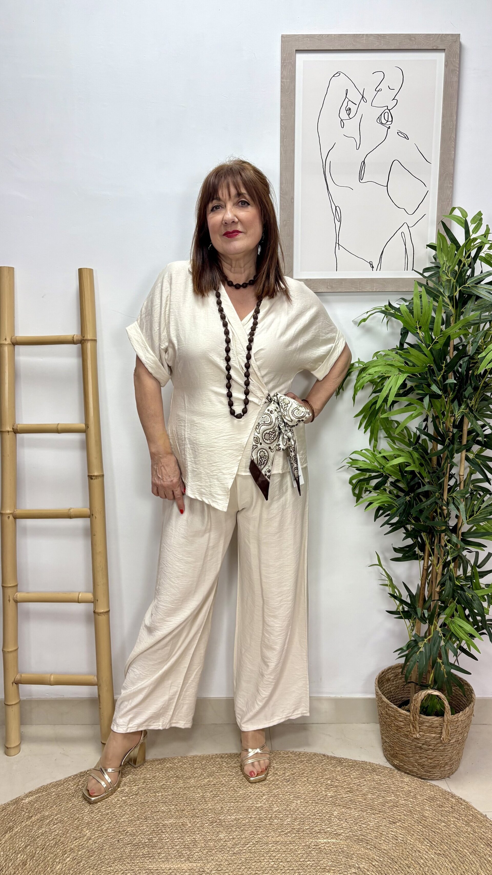 Conjunto Elena Blanco Roto - 1