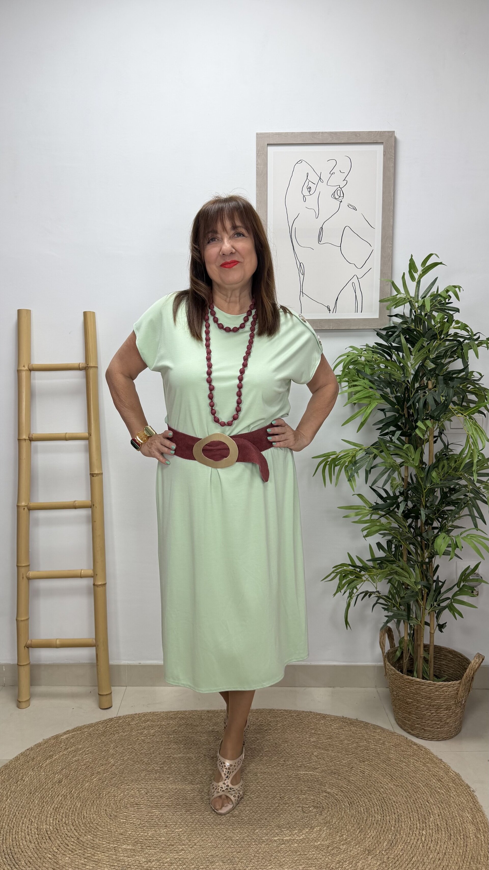 Vestido Silvia Verde - 1