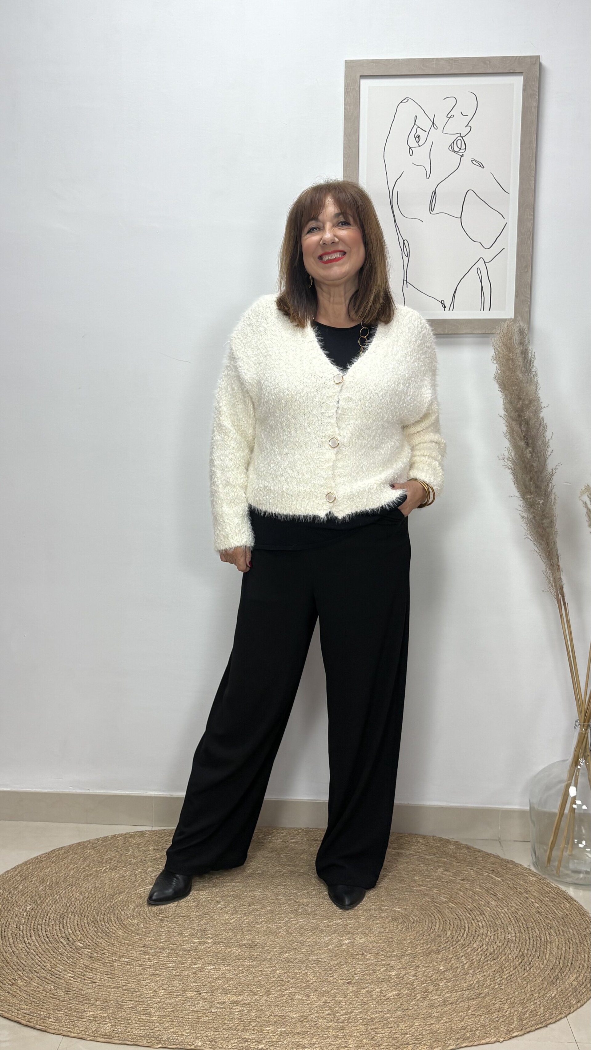 Chaqueta Peluche BLANCO - 1