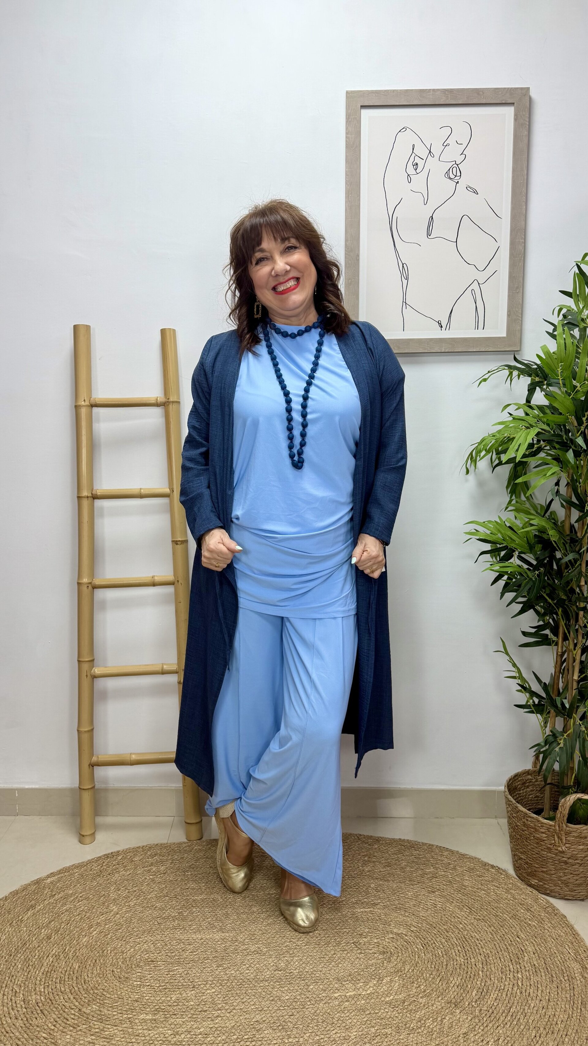 Conjunto Cefe Azul - Hasta la talla 60 - 3