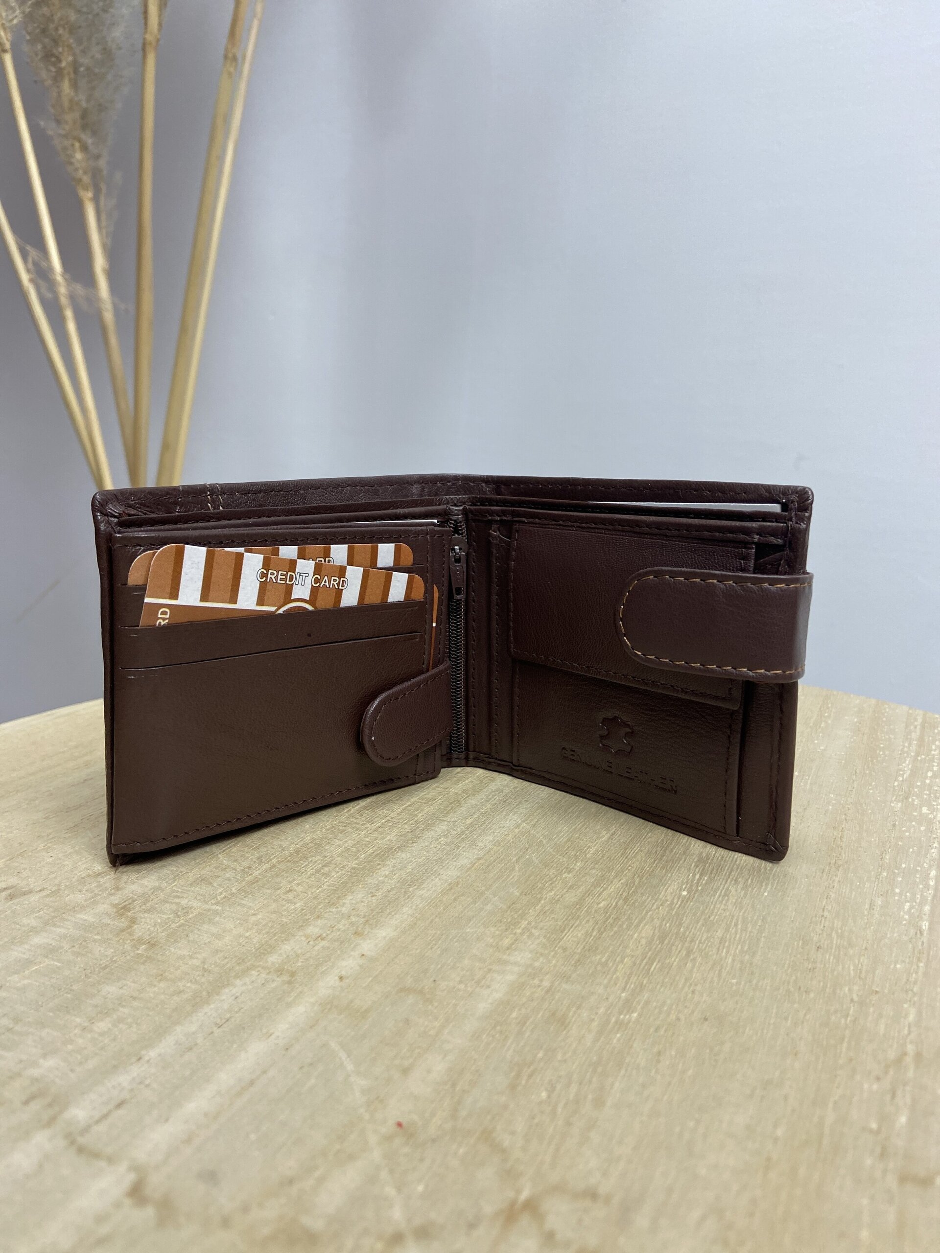 Cartera Piel Marrón - 2