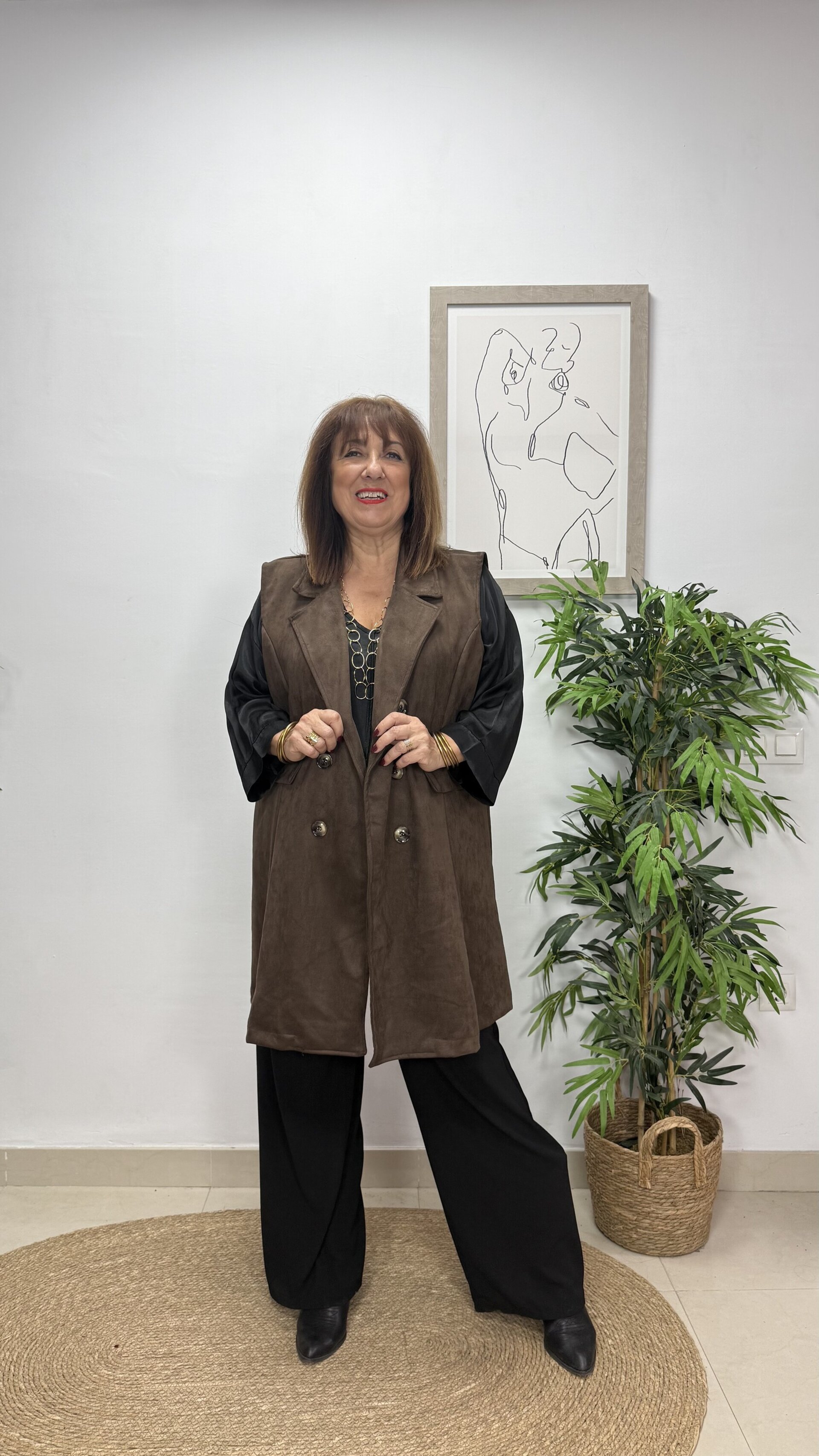 Chaleco Antelina Marrón - 2