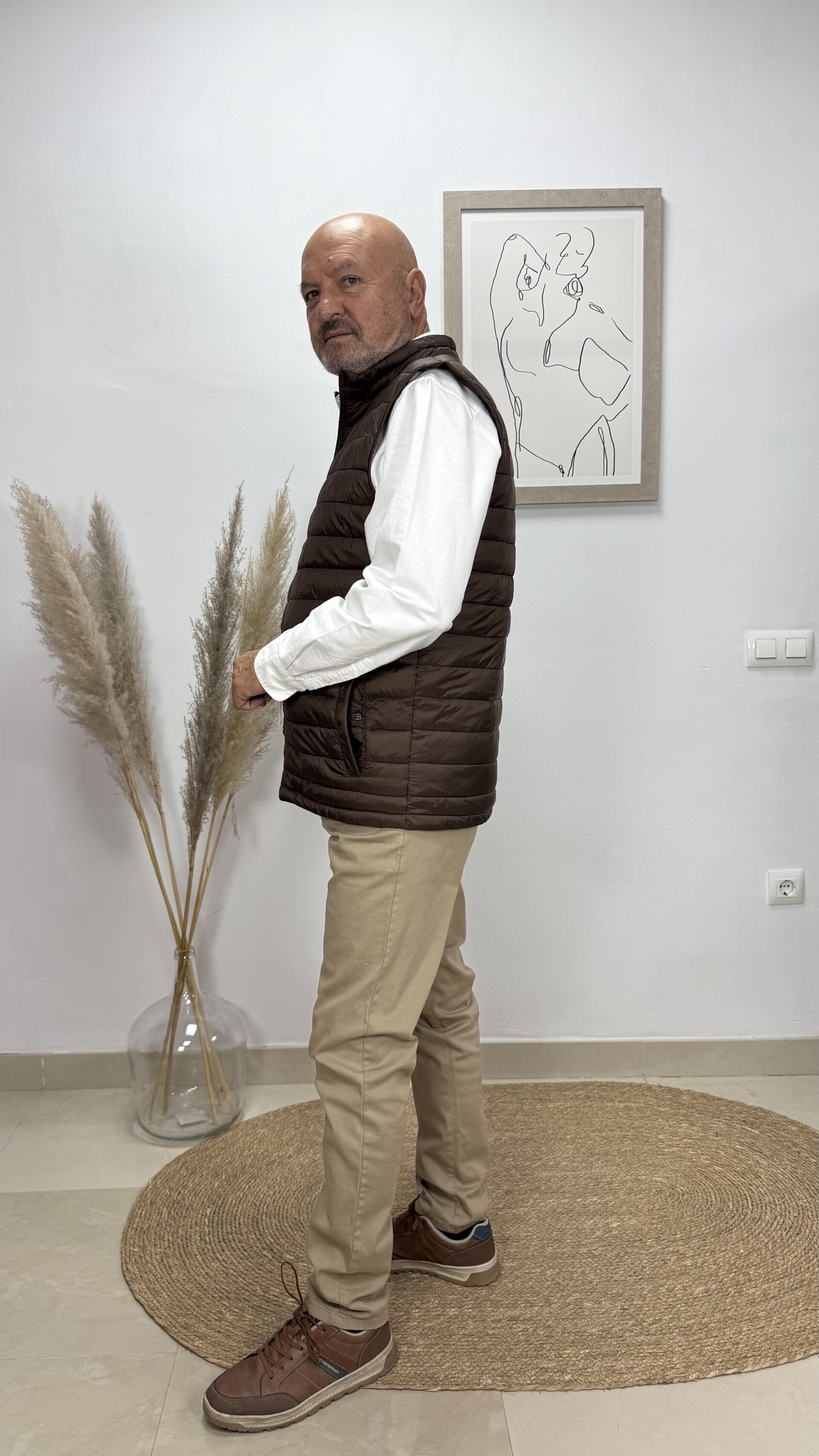 CHALECO ALCOCHADO MARRÓN - 2