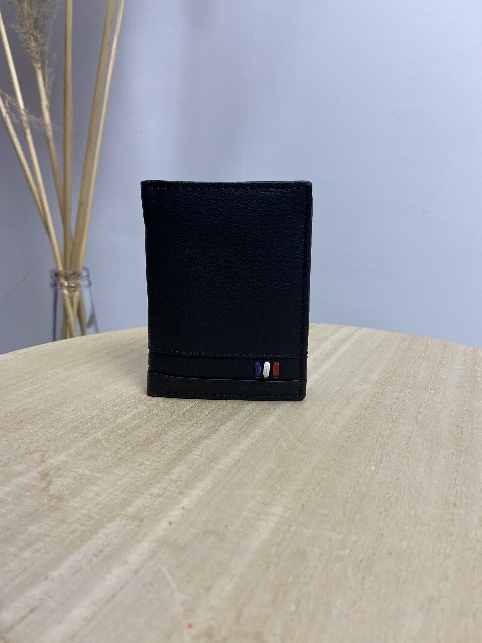 Cartera Piel Negro - 1