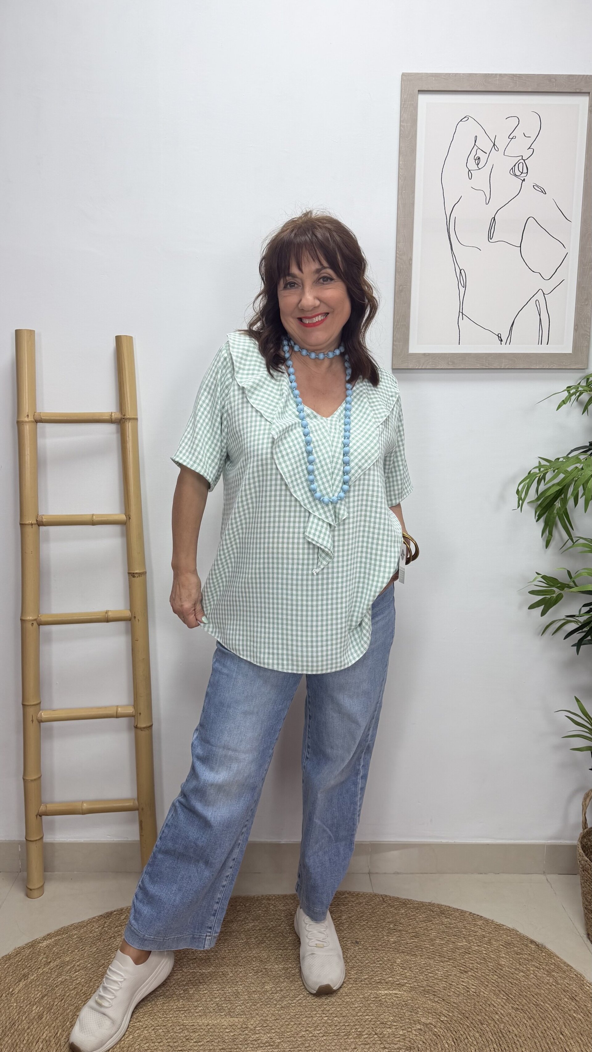 Blusa Vichy Verde - 2