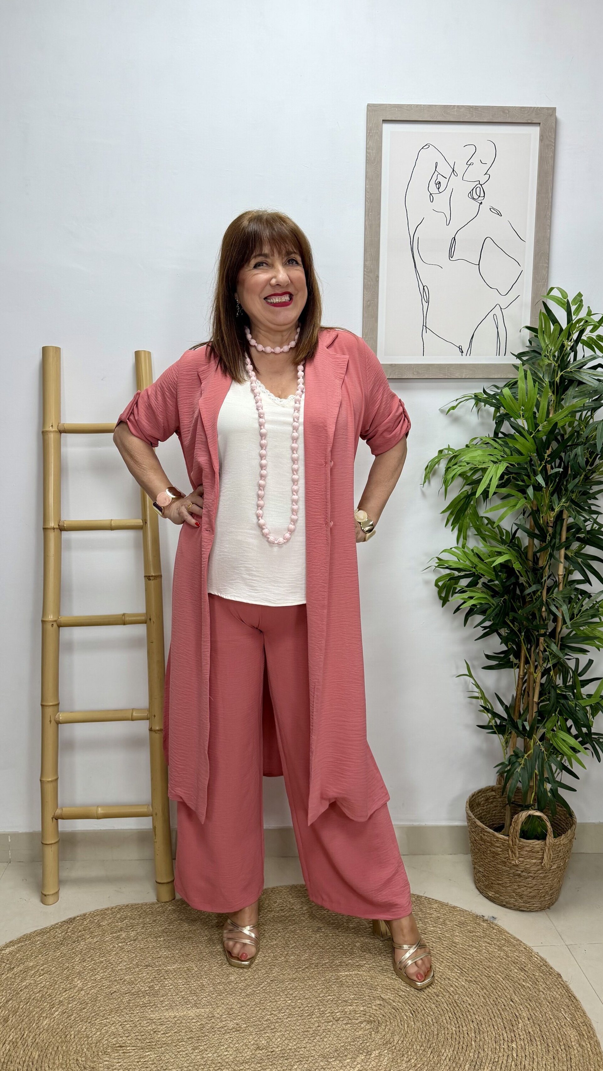 Conjunto Casaca Rosa - 1