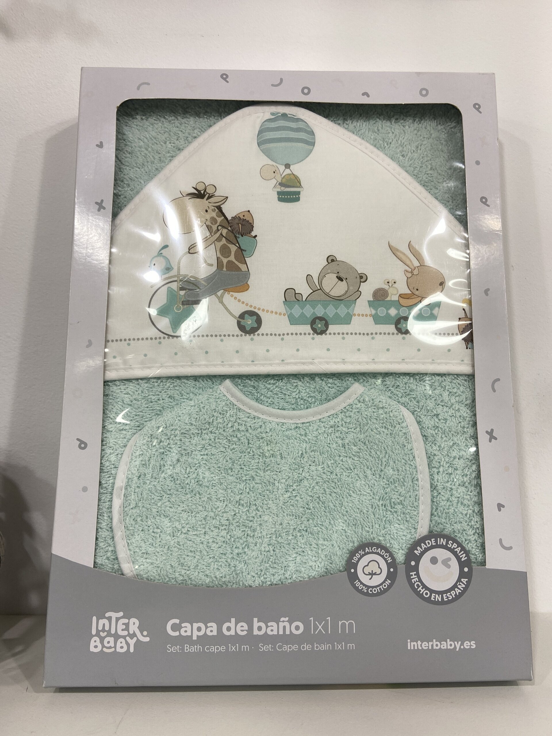 Capa de Baño 1x1m 100% Algodon - 1