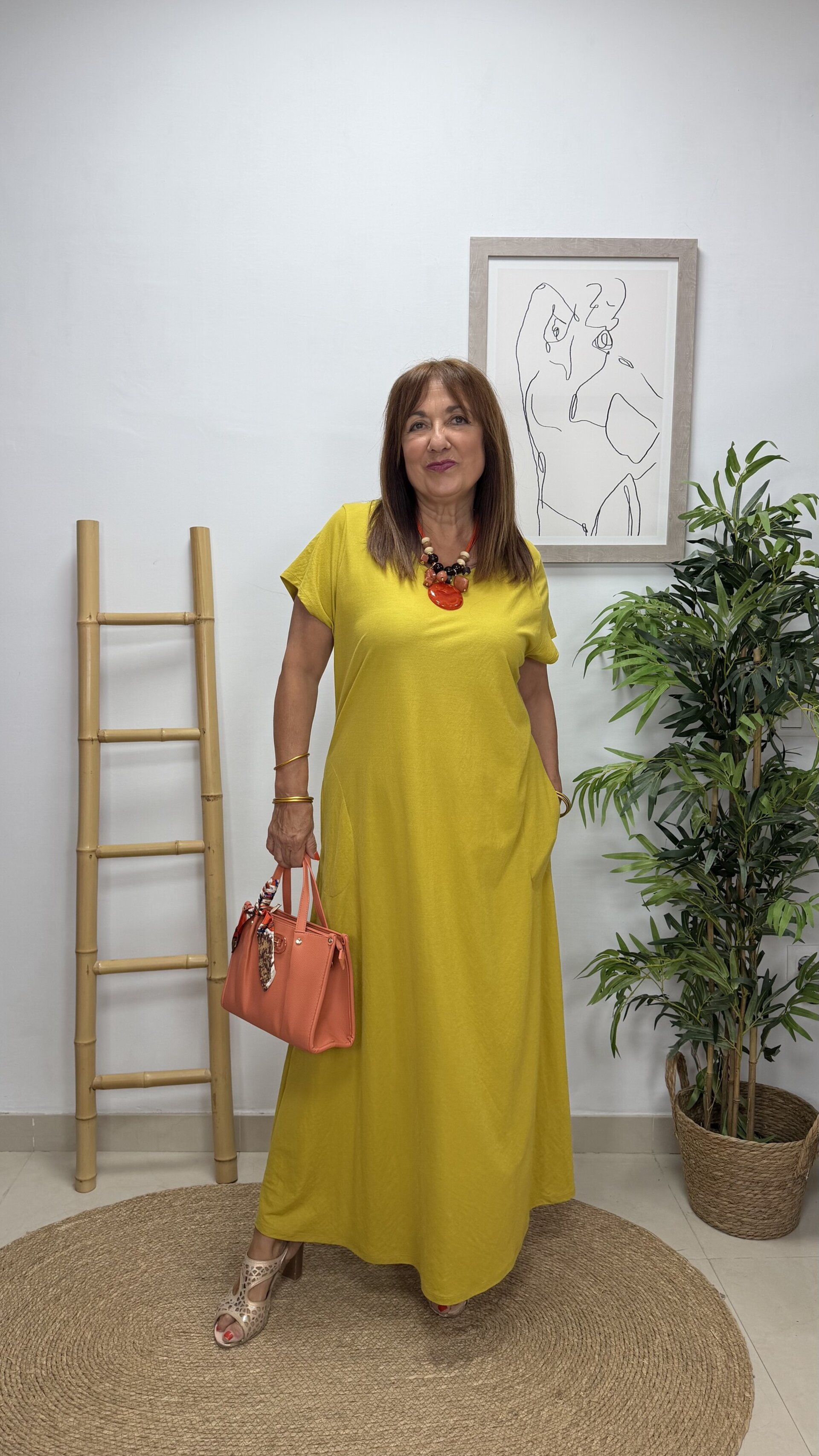 Vestido Carlota Amarillo - 1