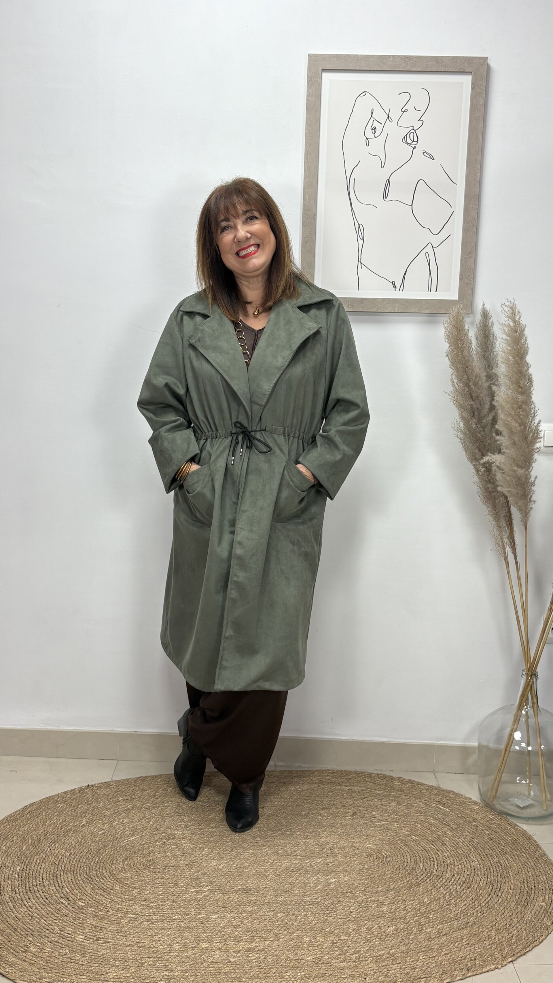 Abrigo London Verde - 1