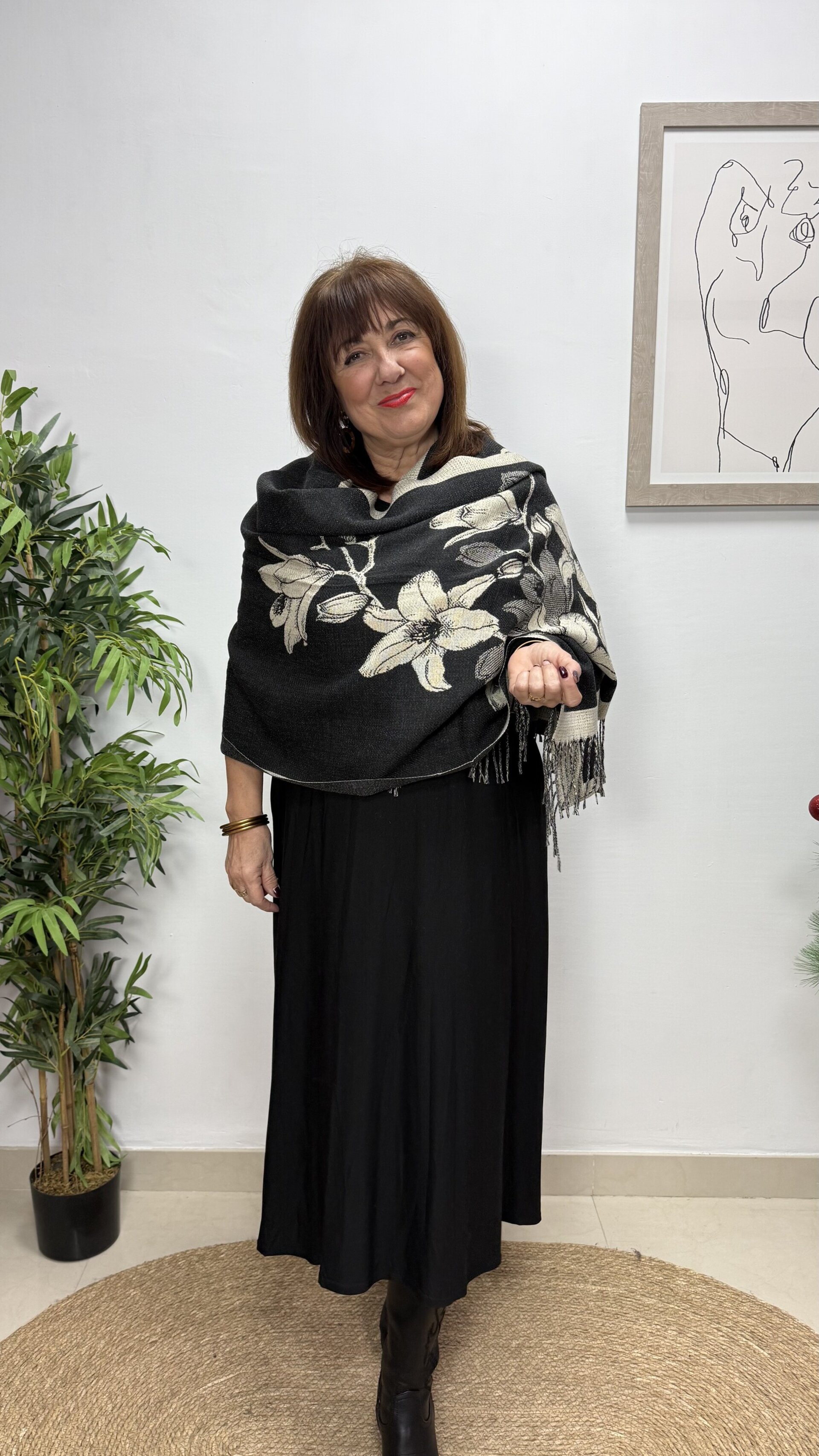 Estola Acuzena Negro - 2