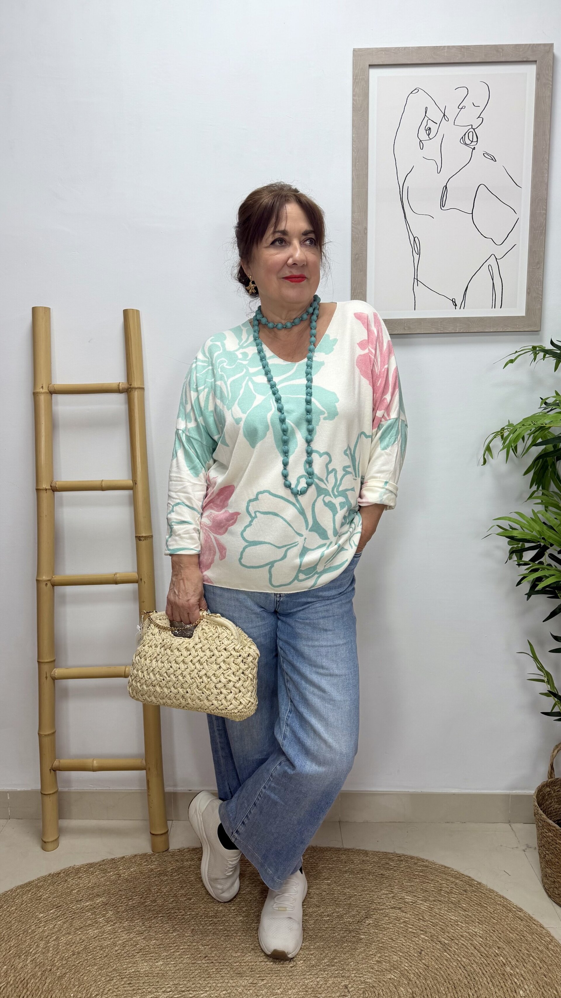 Jersey Orquídea Aguamarina - 2