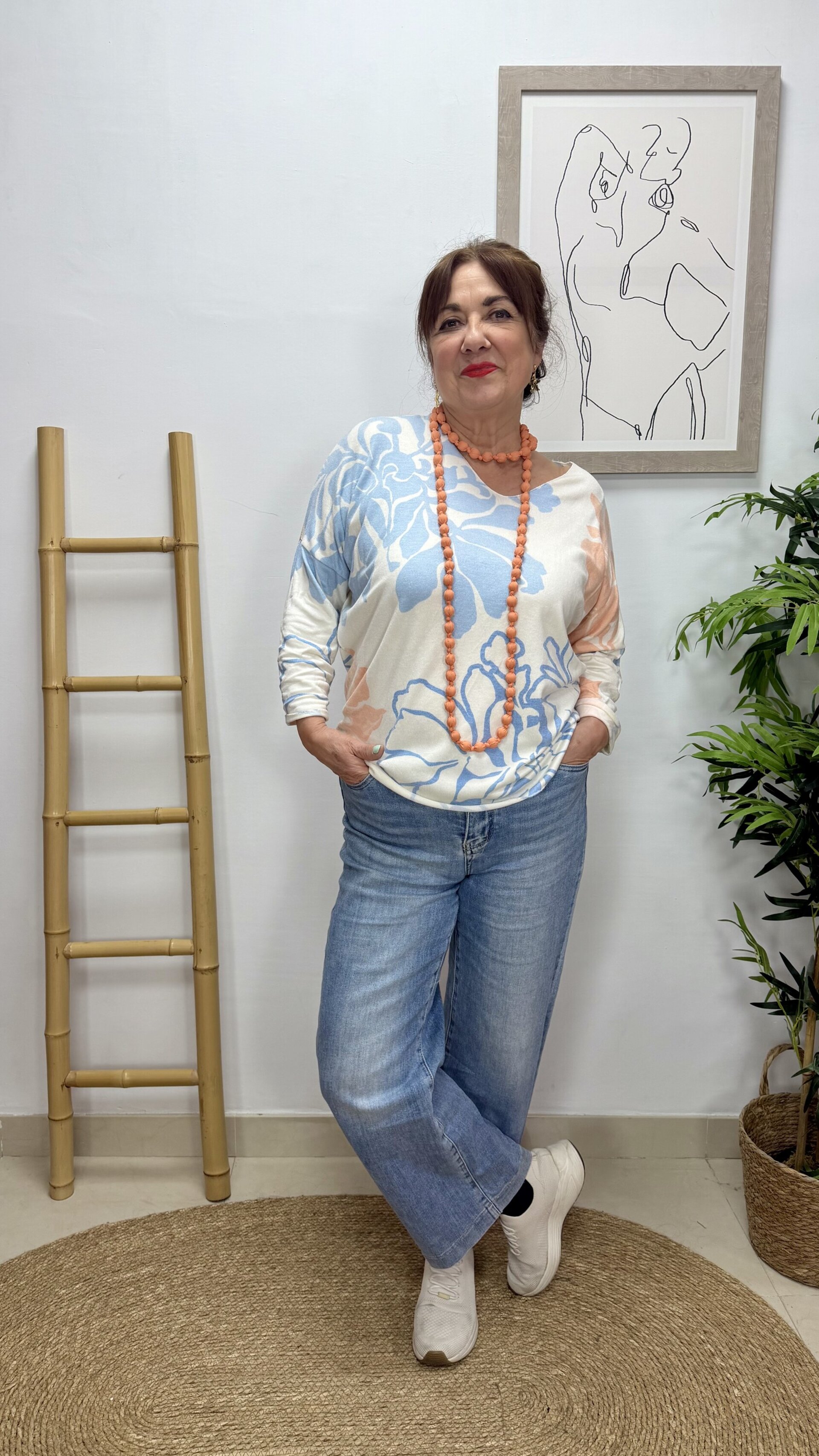 Jersey Orquídea Celeste - 2