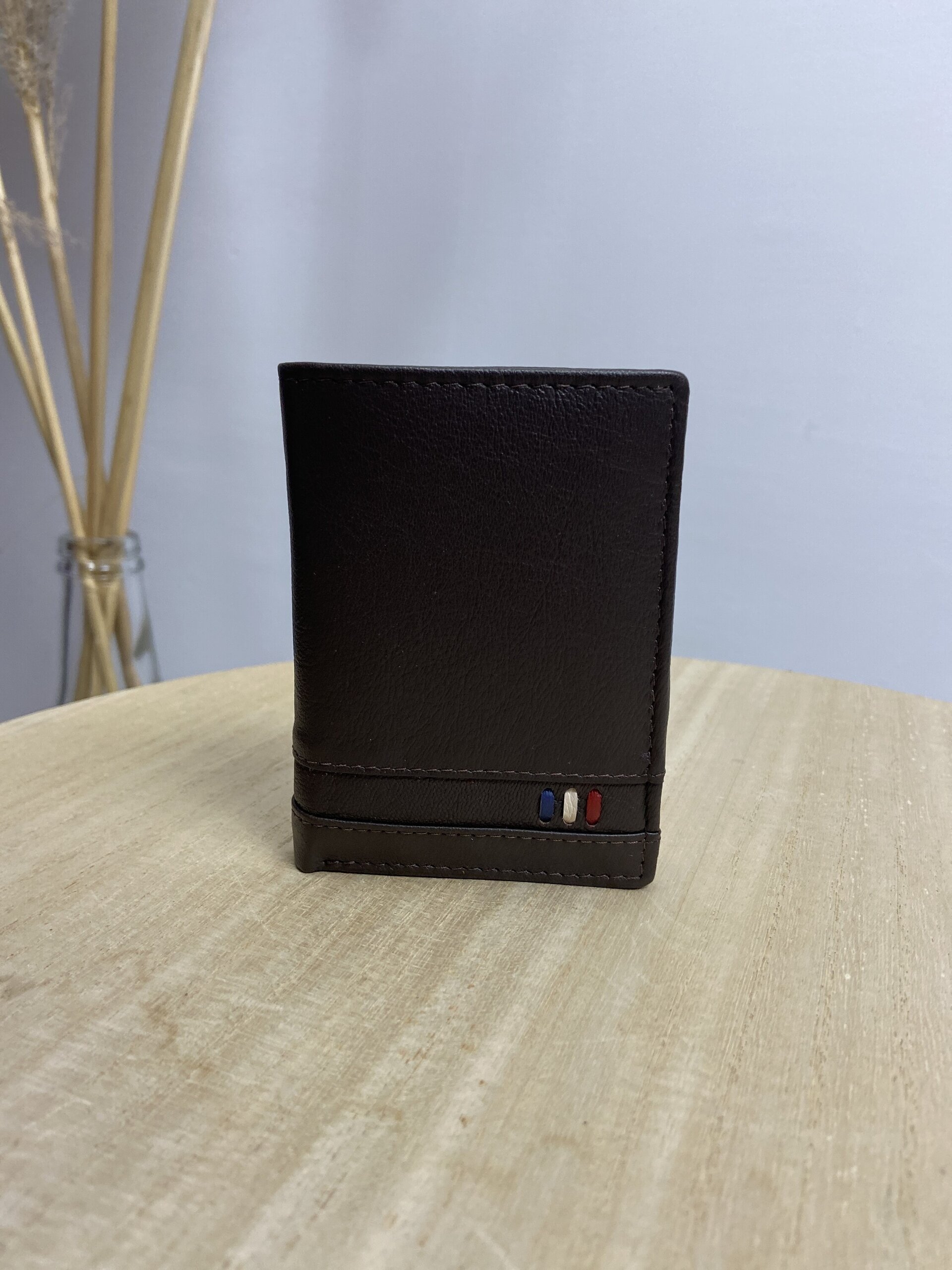 Cartera Piel Marrón - 1