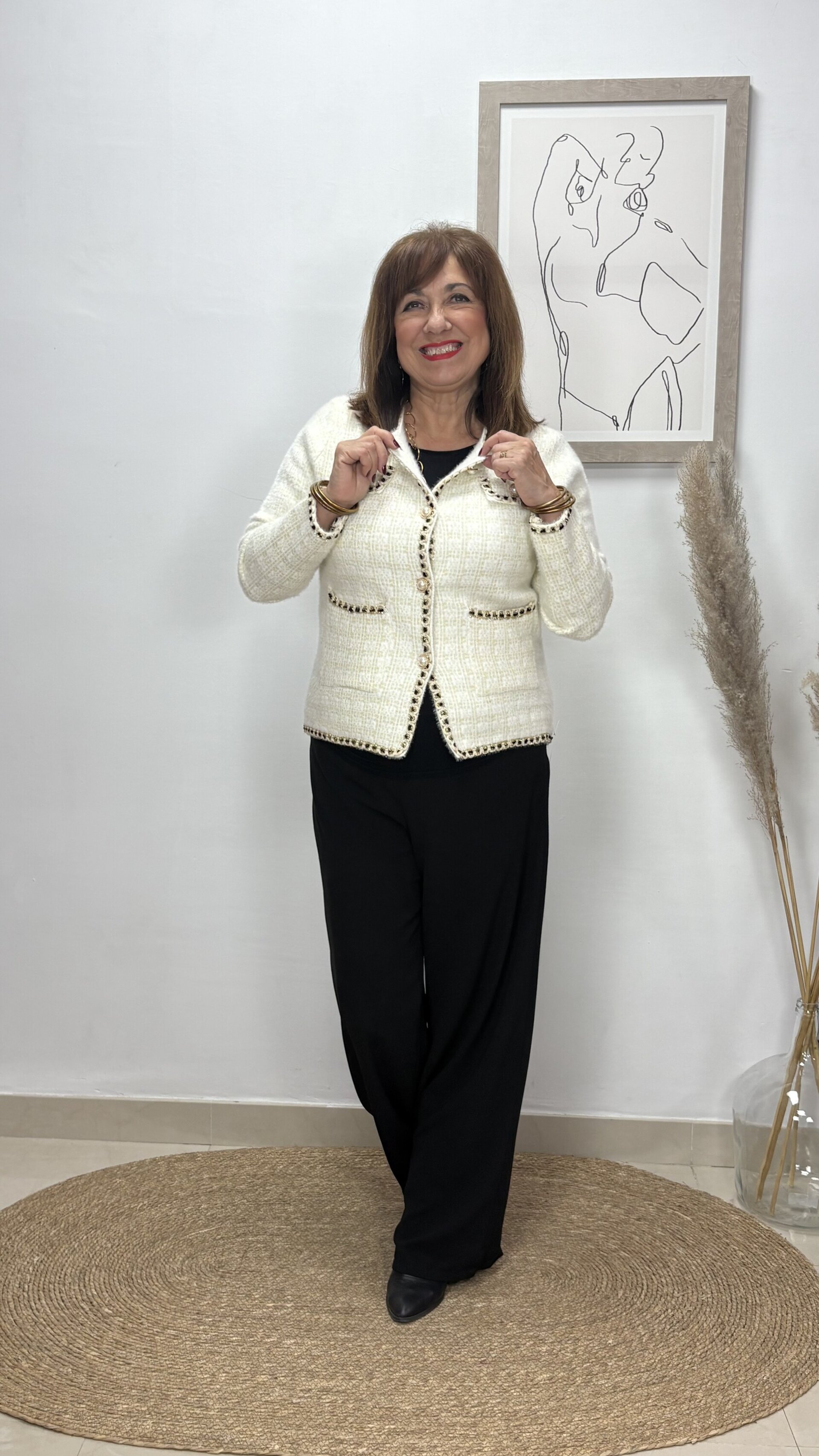 Chaqueta Chanel Blanco - 1