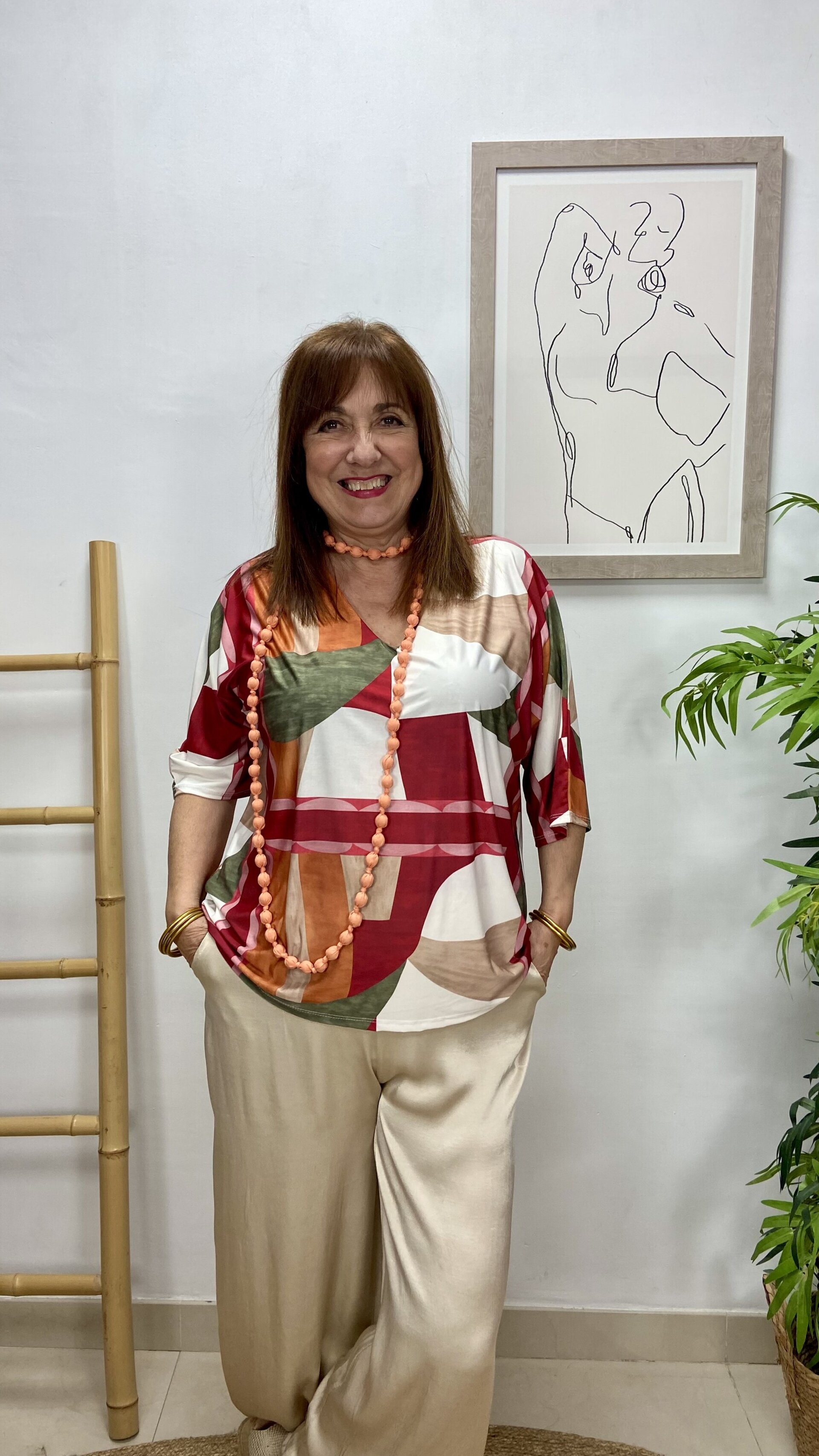 Blusa Urano Burdeos - 1