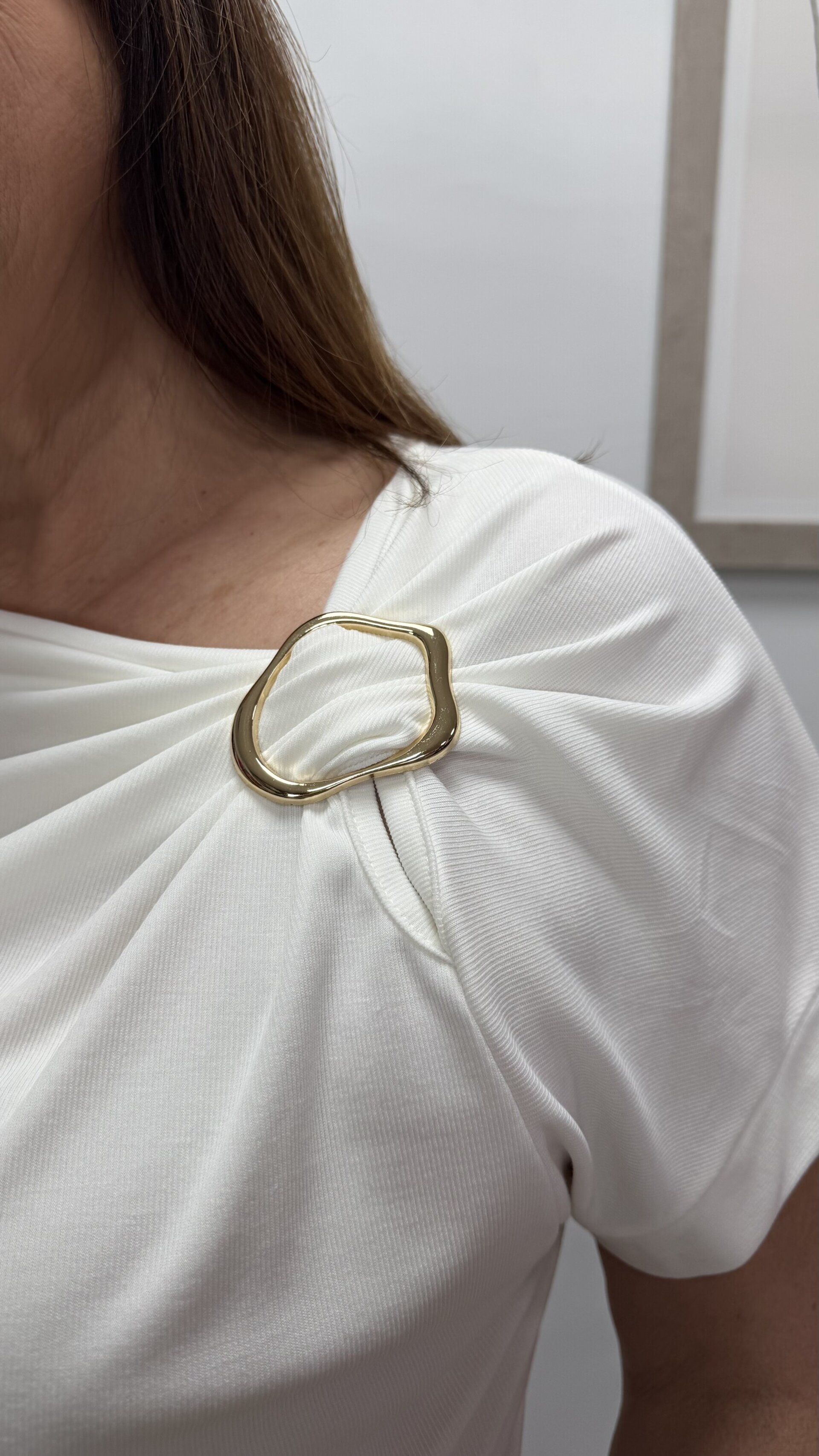 Blusa Hebilla Canutito Blanco - 2