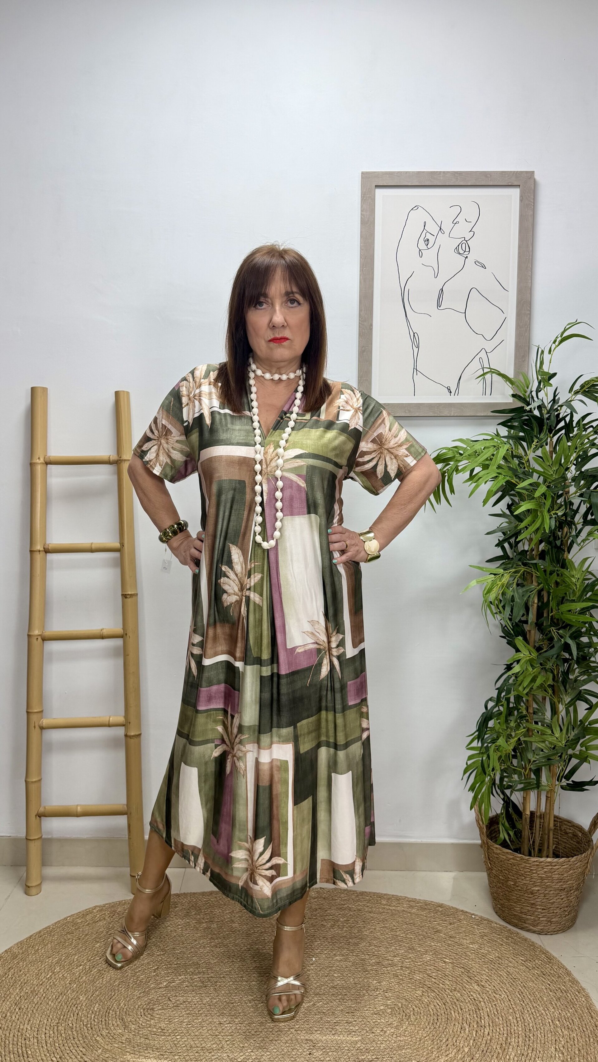 Vestido Mari Verde - 1