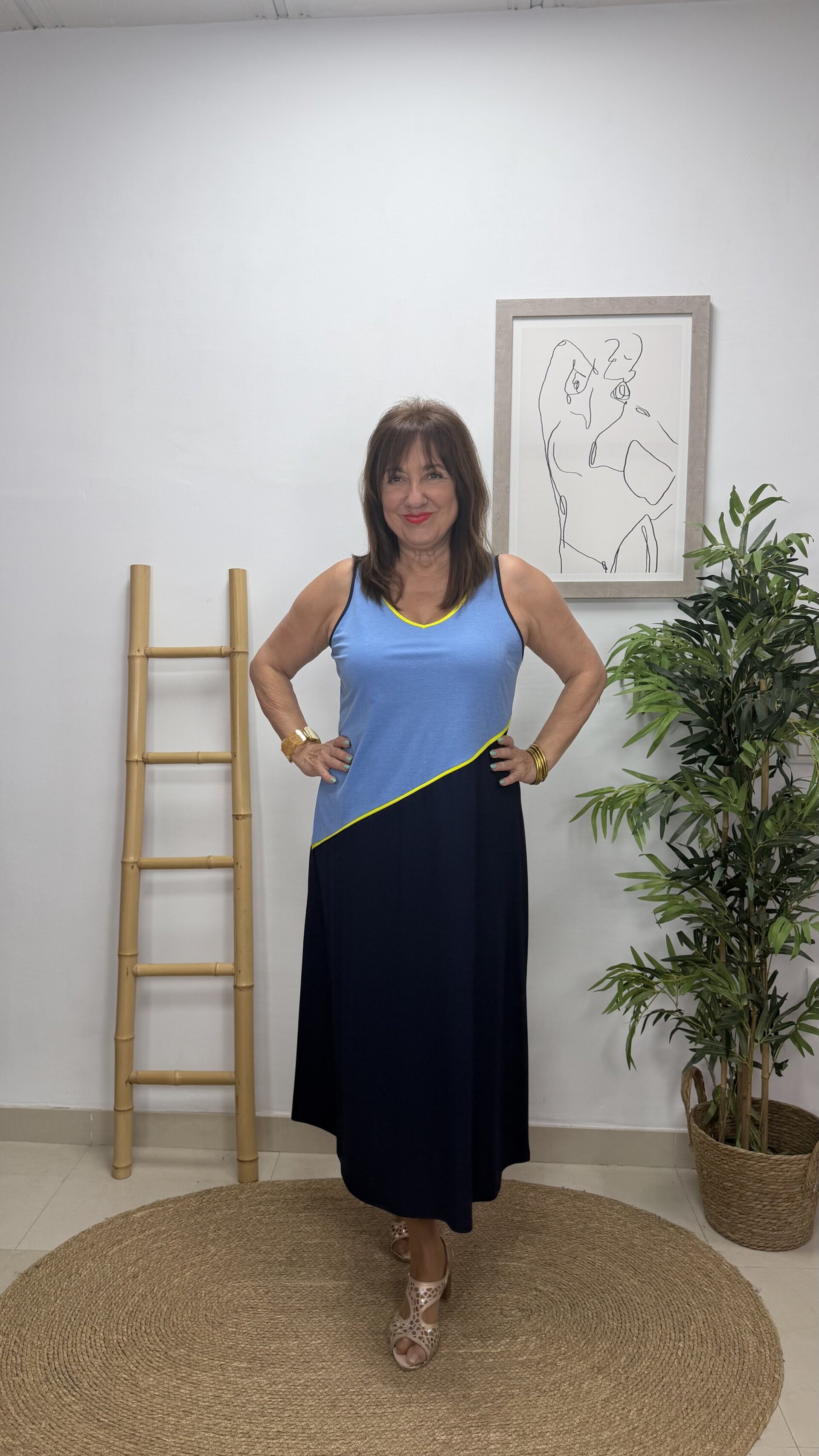 Vestido Bicolor Flex - 2