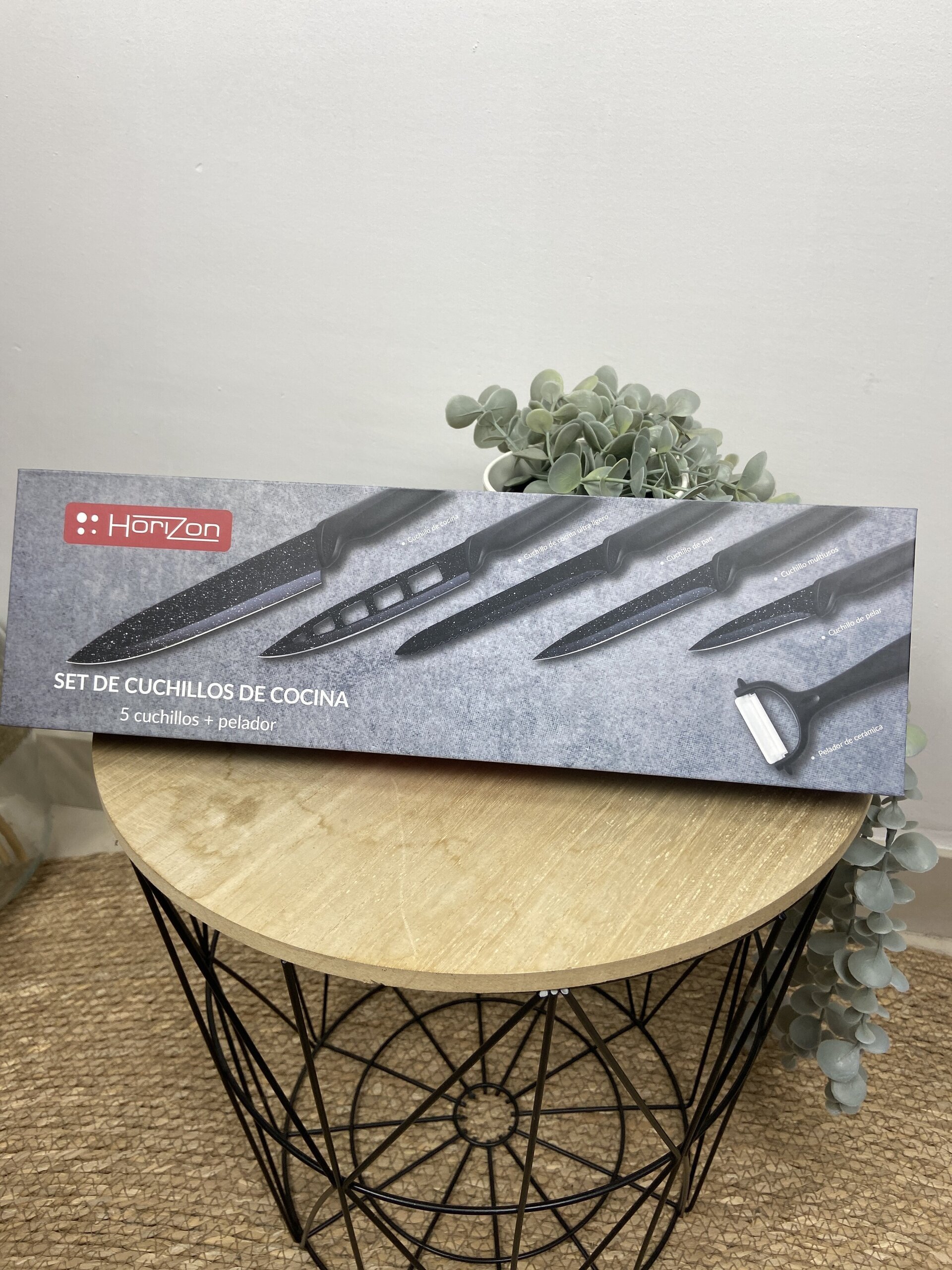 Set Cuchillos Cocina + Pelador - 1