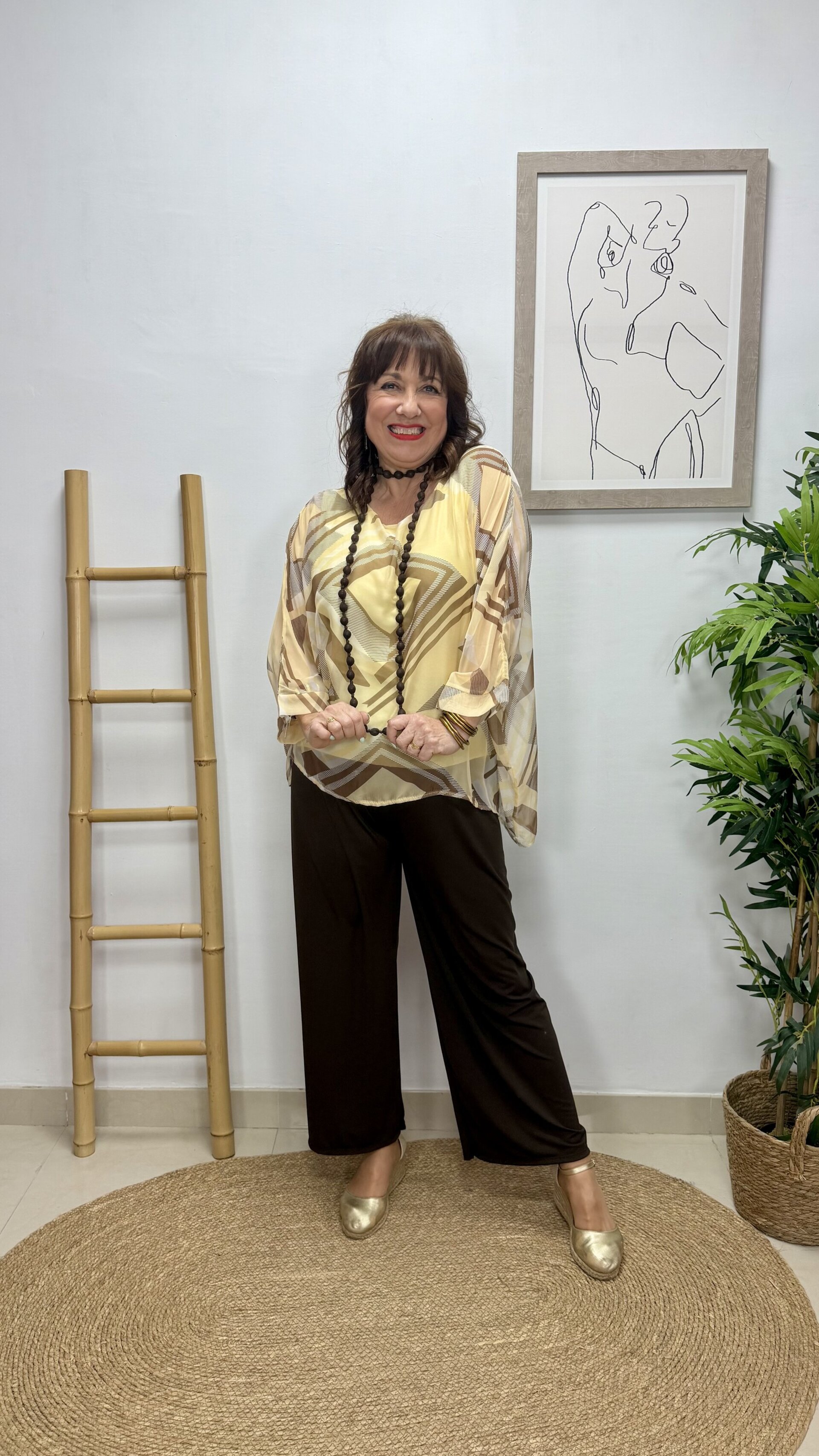 Blusa Geométrica Amarilla - 2