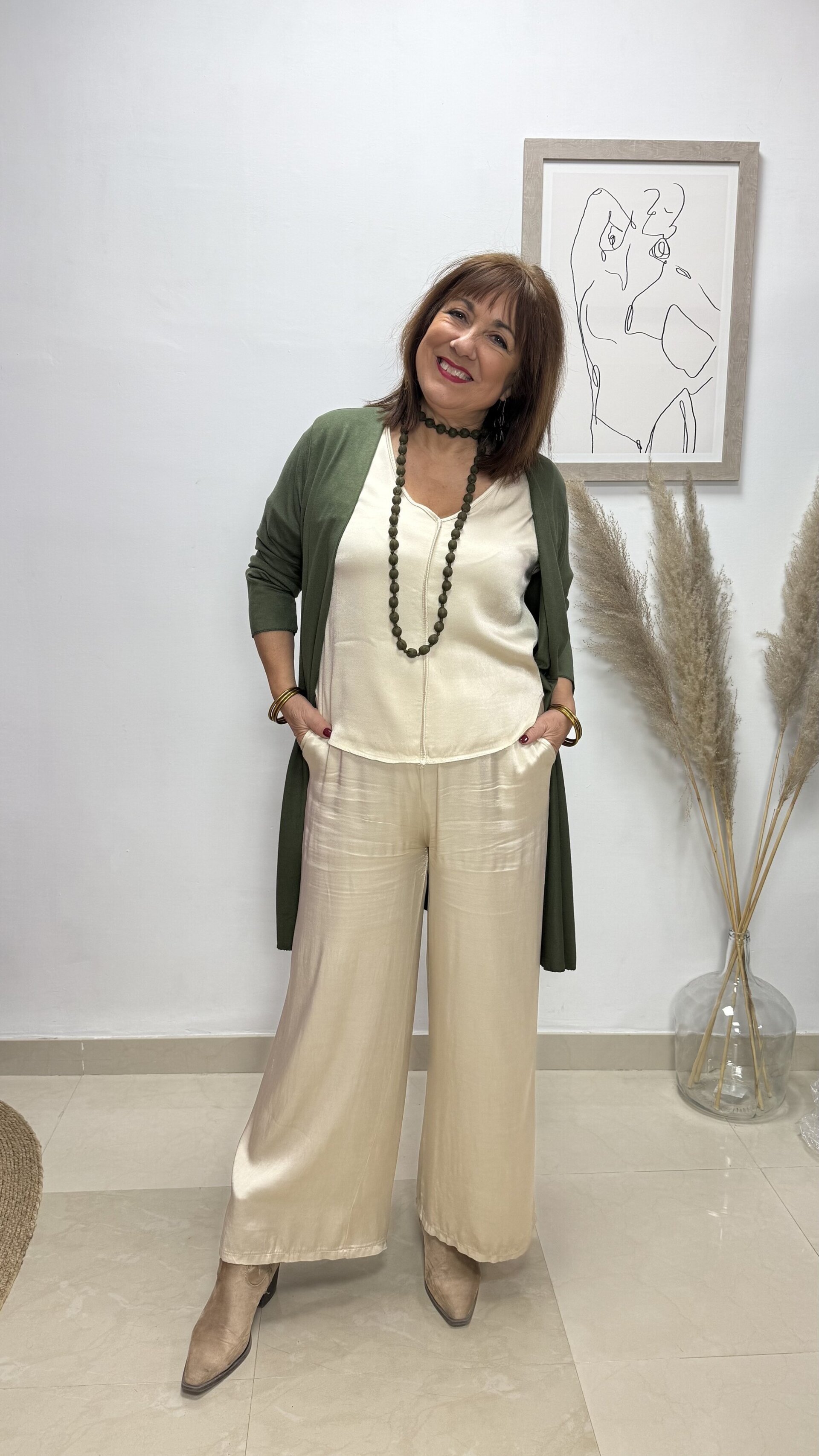 Collar Caramelo Verde - 1