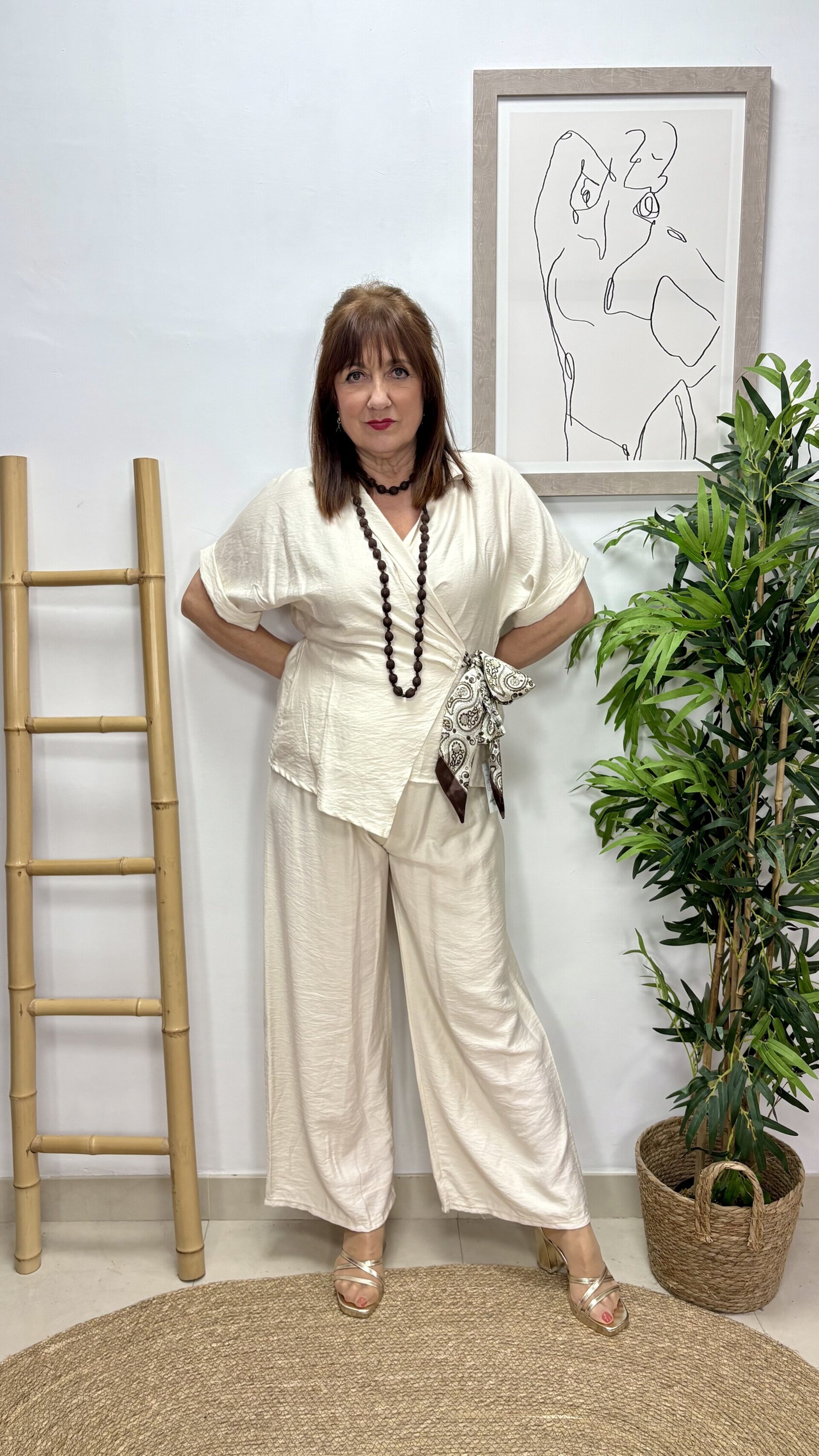 Conjunto Elena Blanco Roto - 2