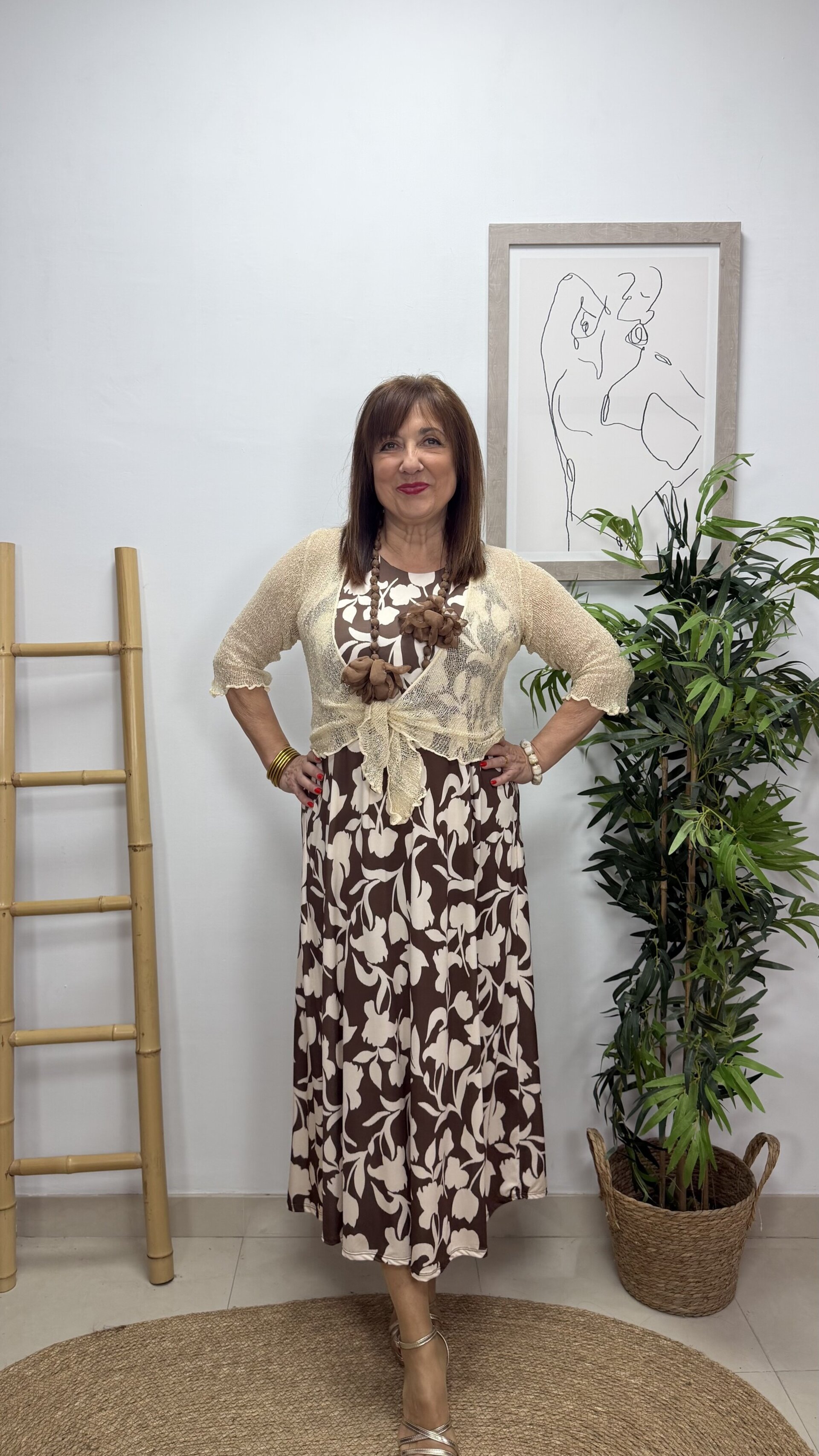 Vestido Marbella Marrón - 3