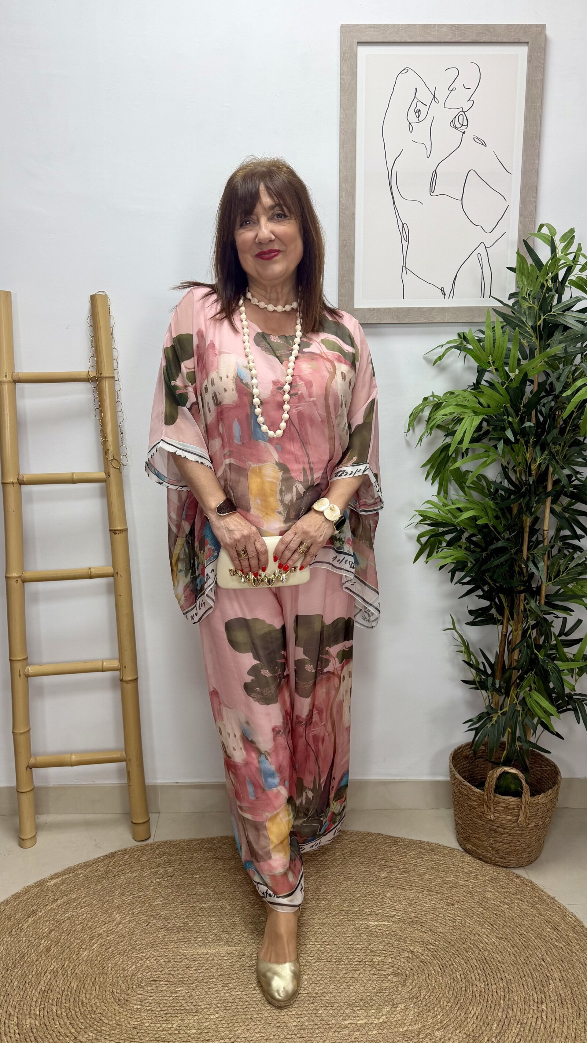 Conjunto Mikonos Rosa - 1