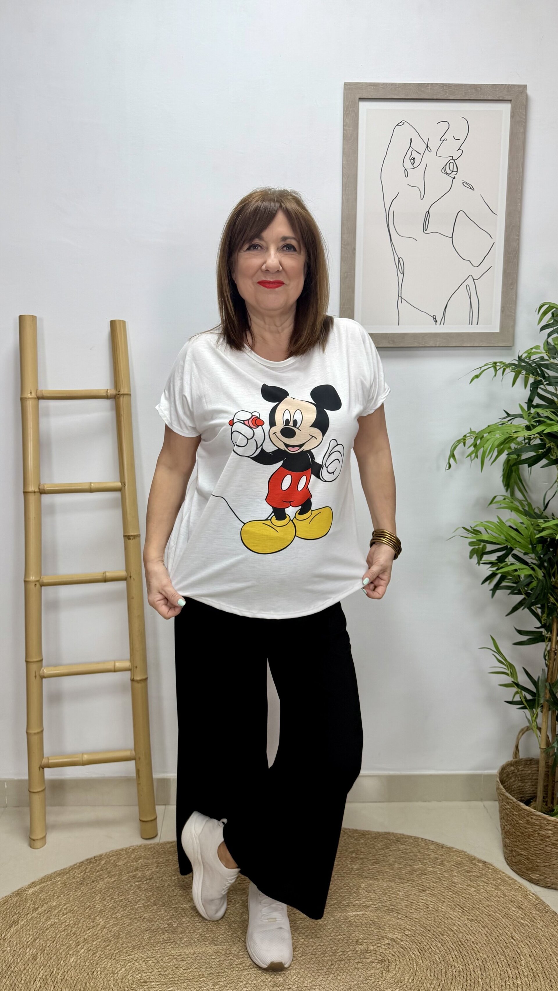 Camiseta Mickey Blanco - 1