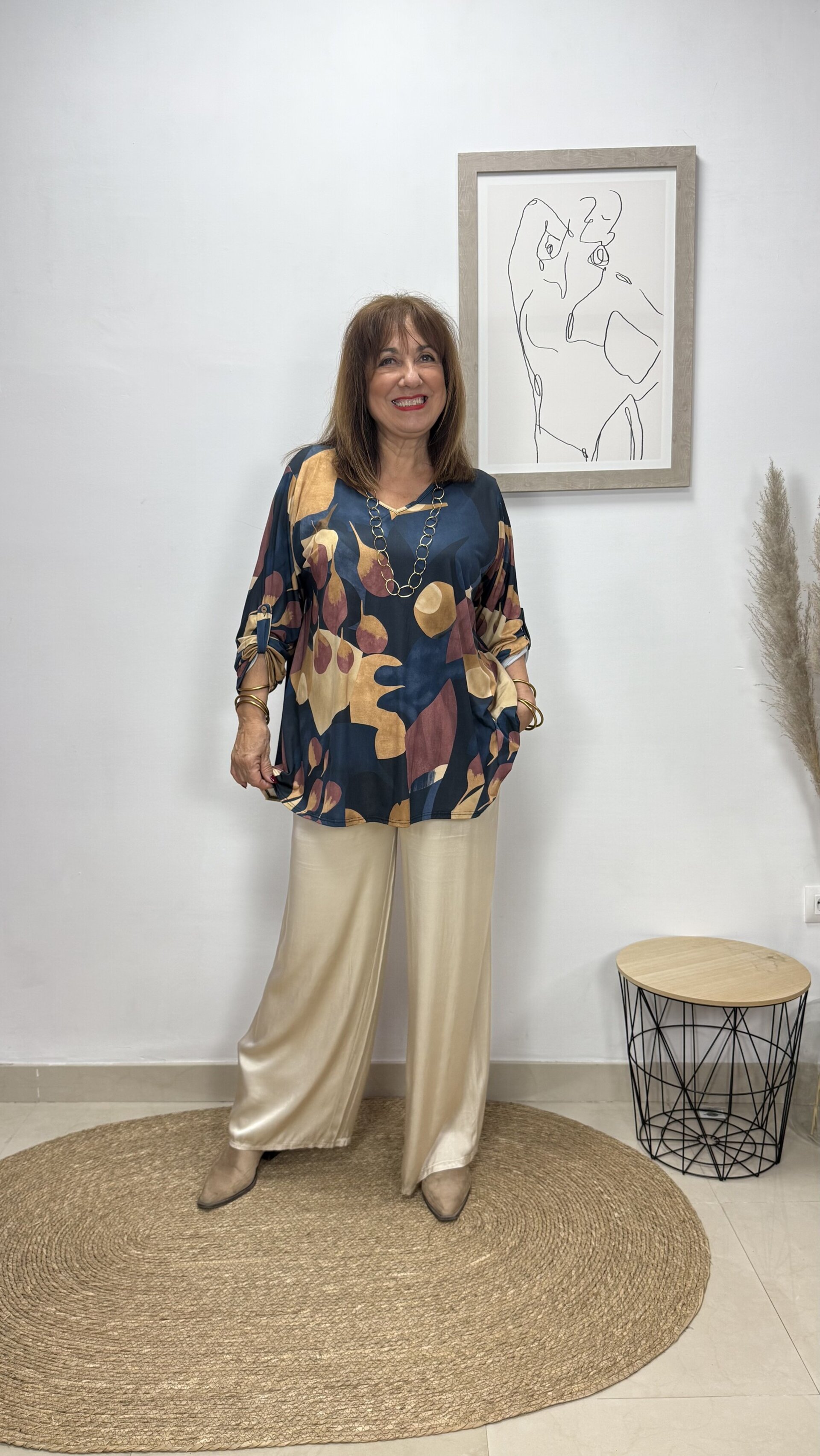 Blusa Otoño Azul - 2