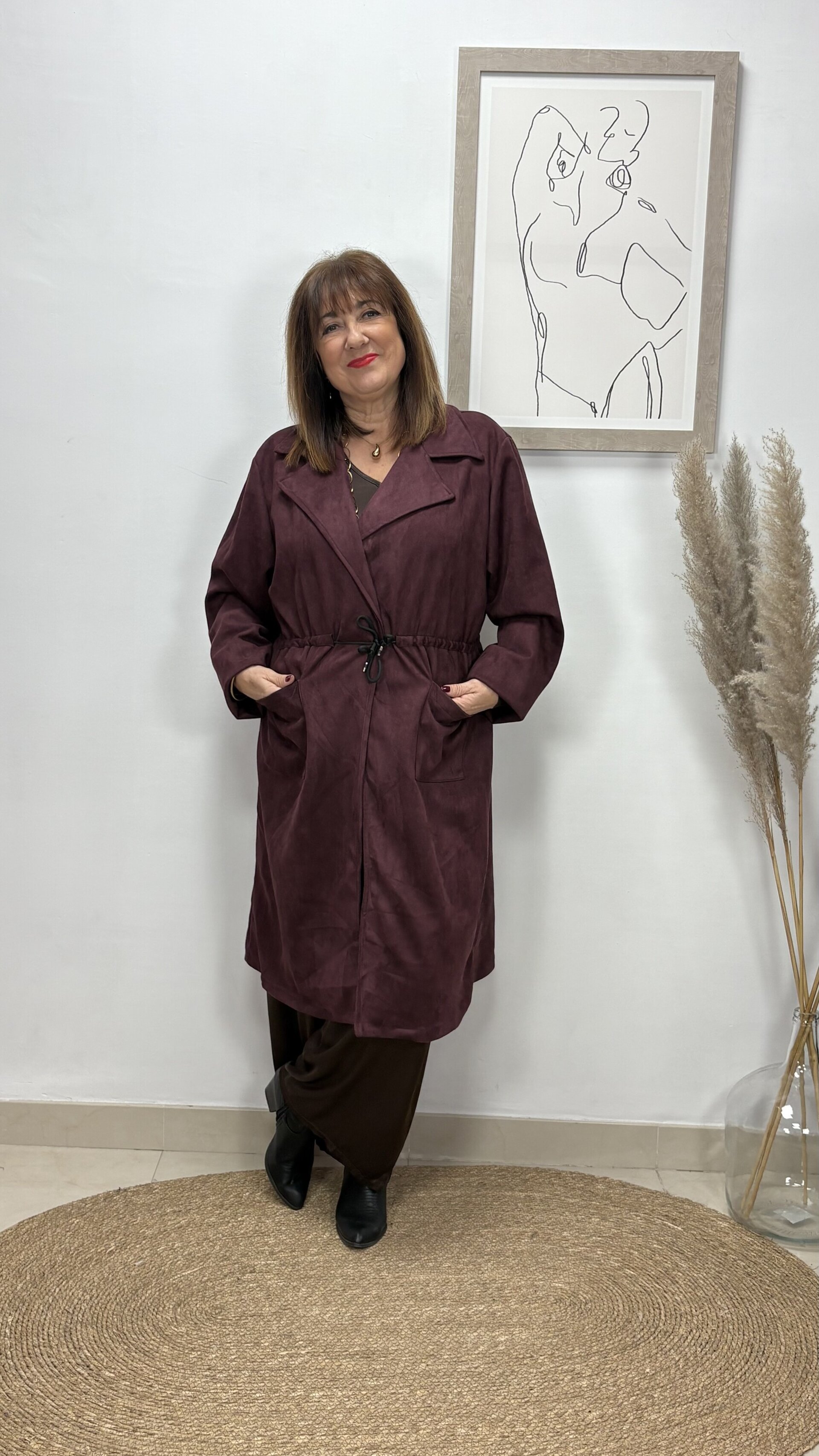 Abrigo London Burdeos - 1