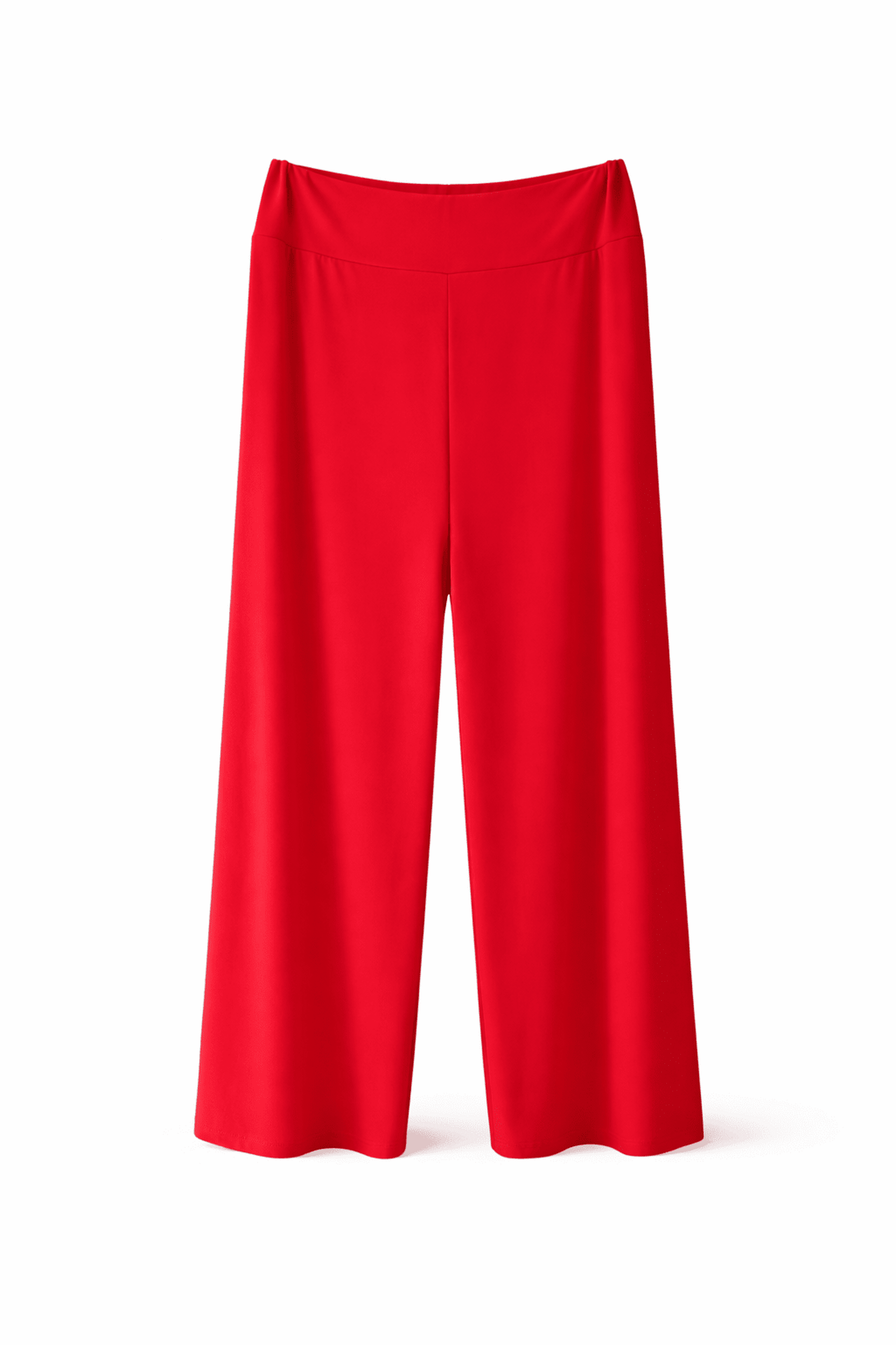 Pantalón Liso Licra Fría Rojo - 1