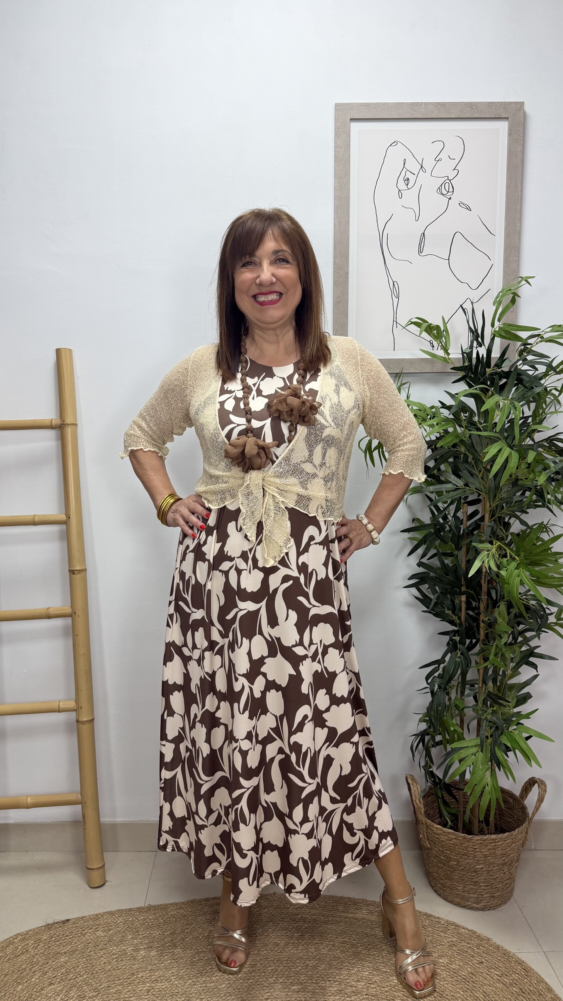 Vestido Marbella Marrón - 4