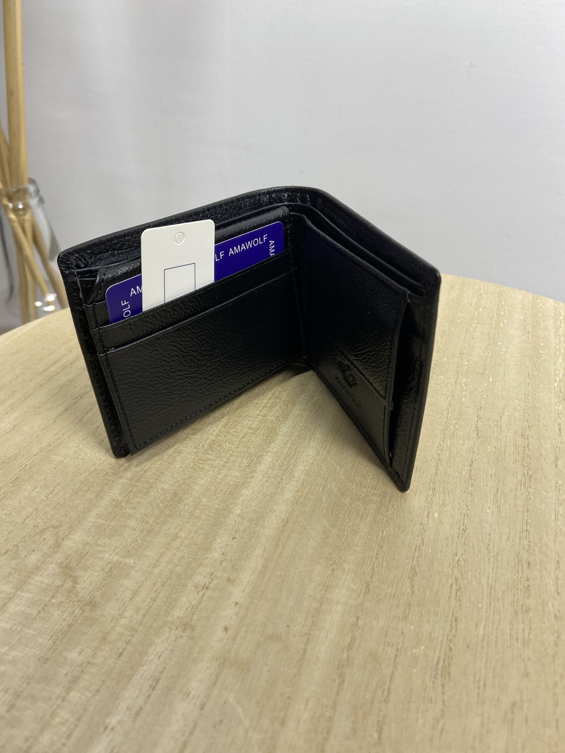 Cartera Hombre Piel Oscura - 2