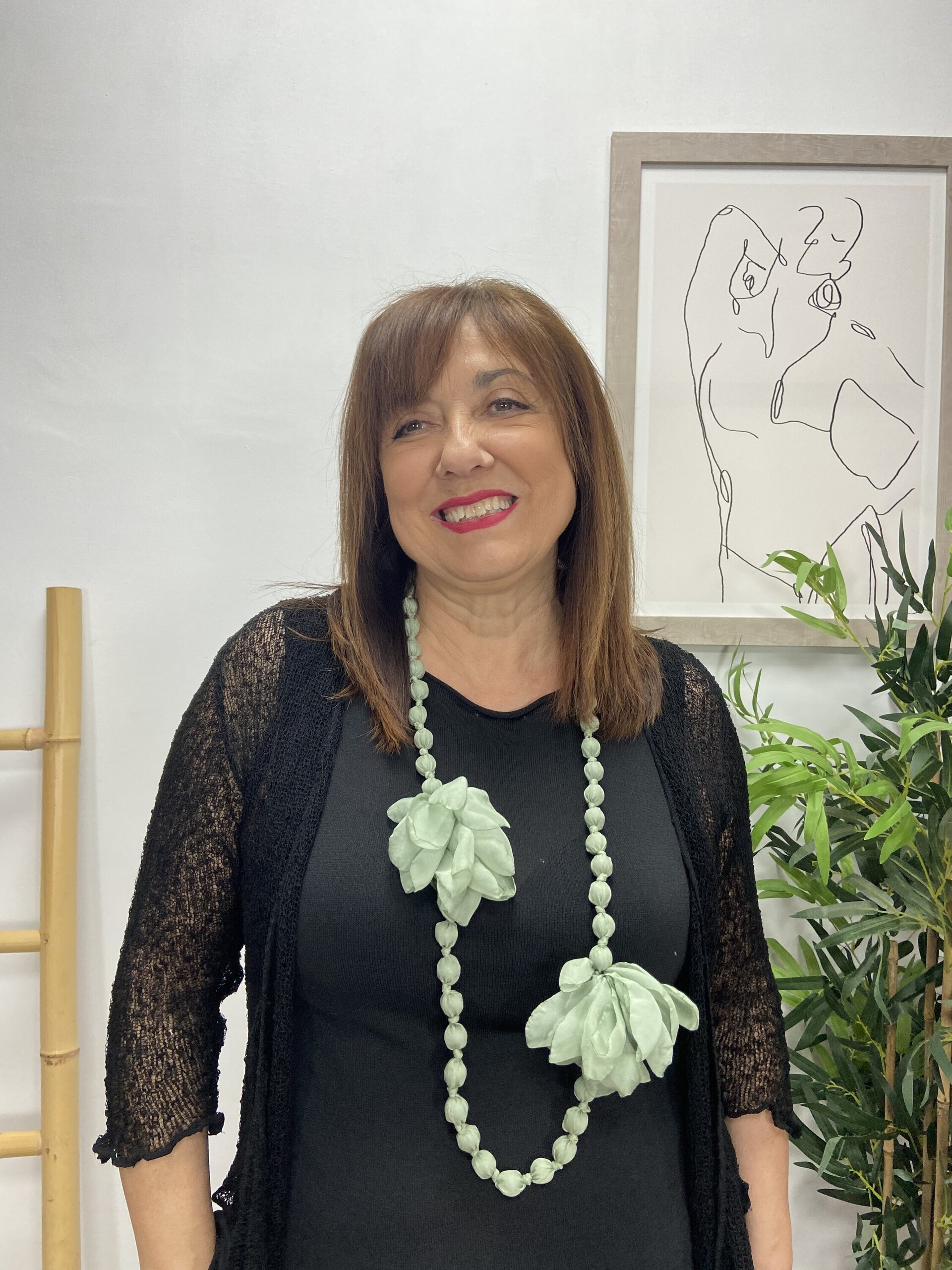 Collar Flor Verde - 1