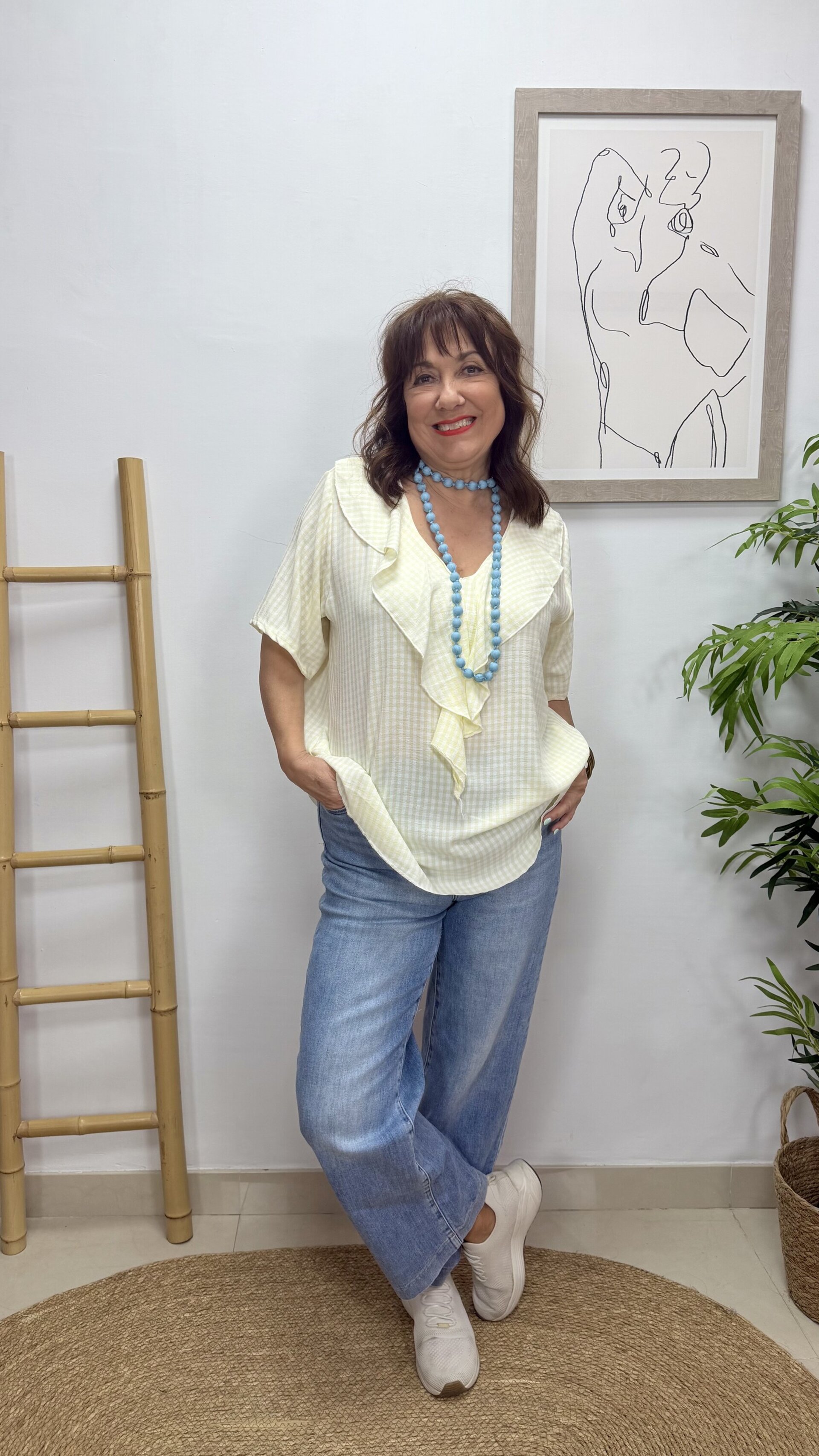 Blusa Vichy Amarilla - 2